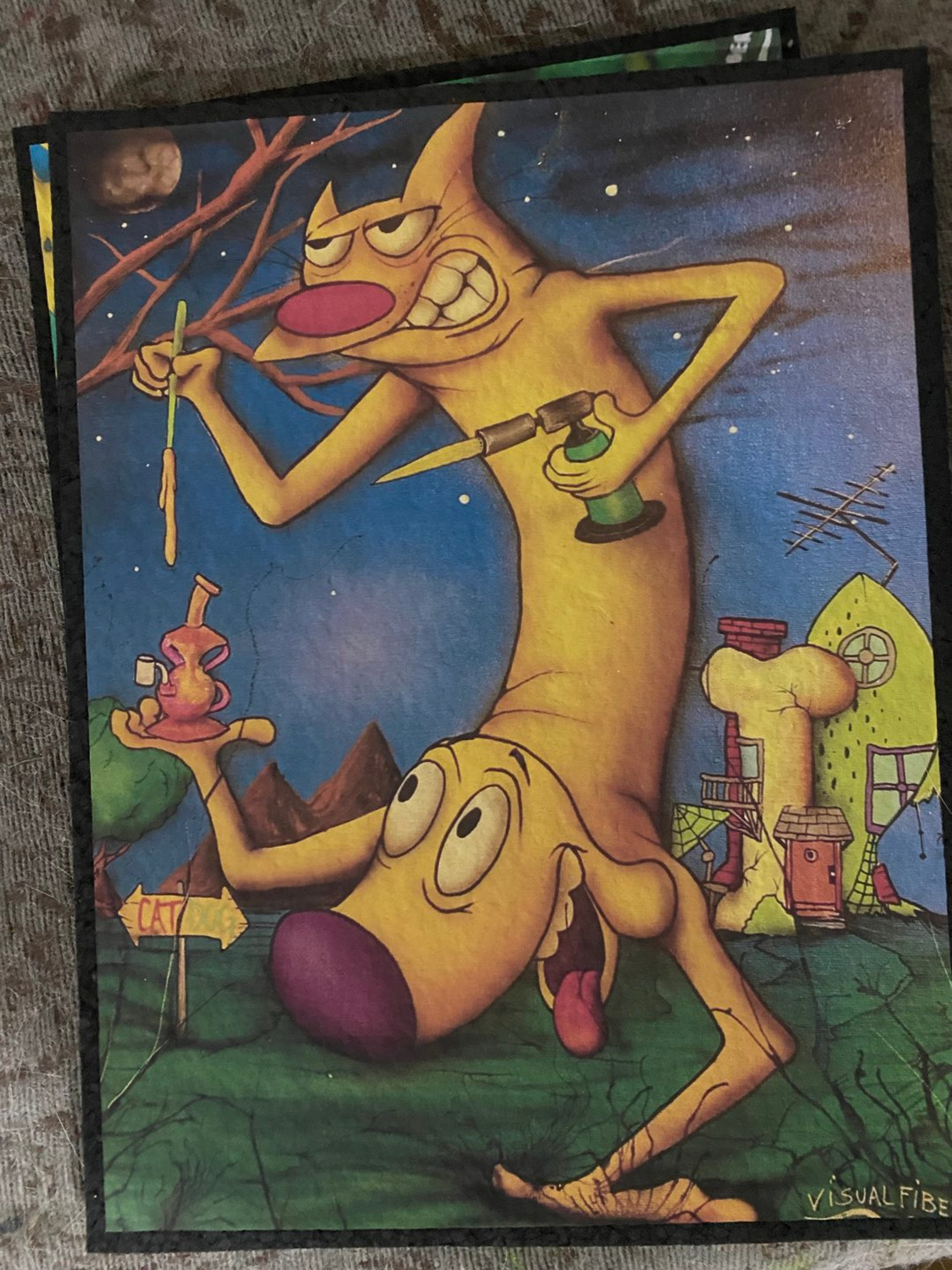 Preview pic of Catdog sesh mat