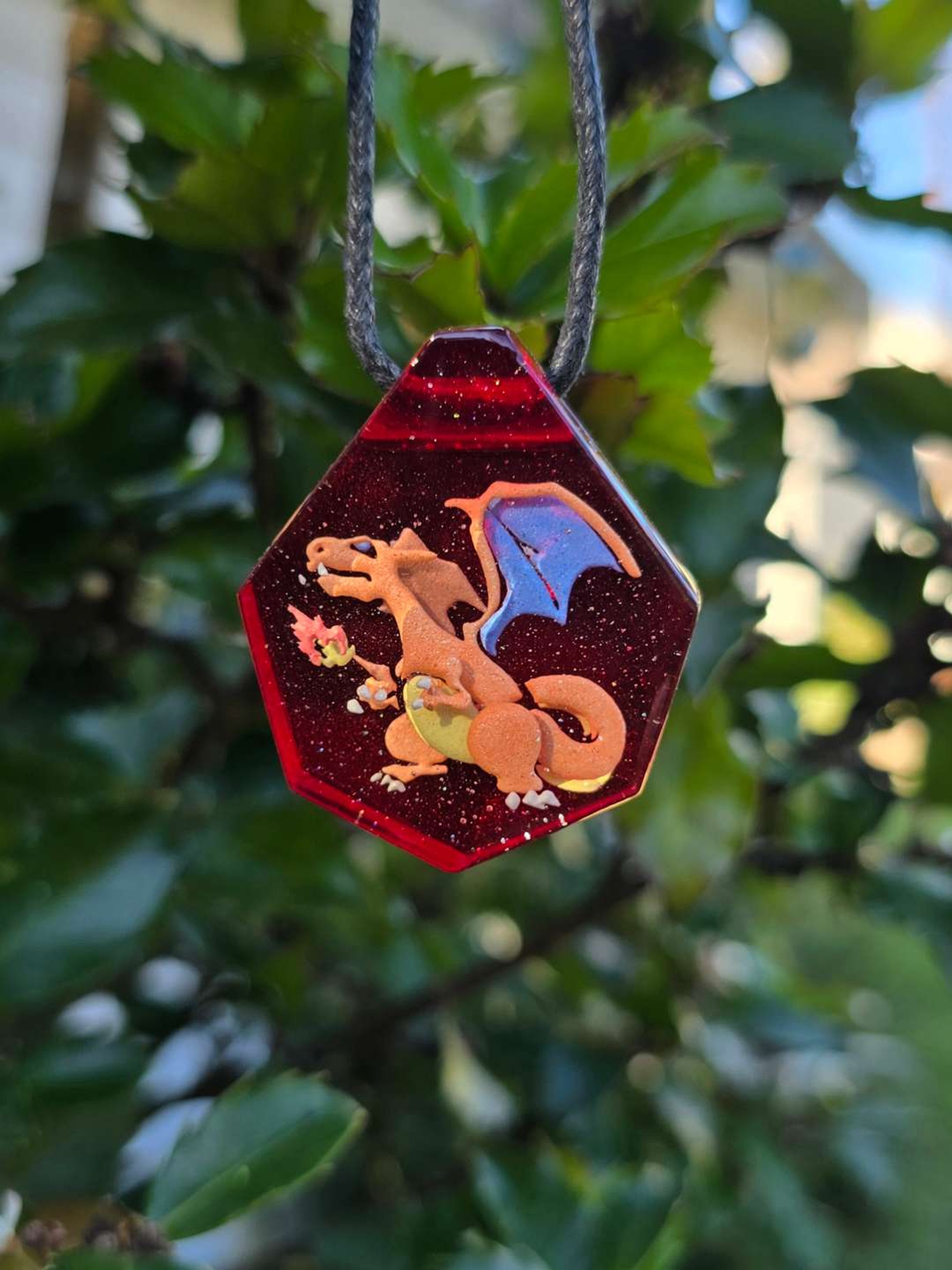 Charizard Layered Glow Pendant image 0