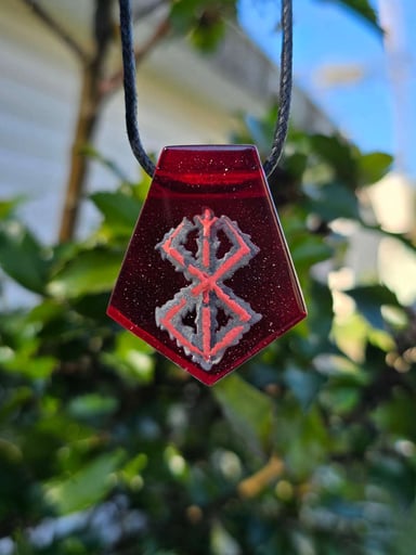 Preview pic of Berserk Brand of Sacrifice Layered Glow Pendant