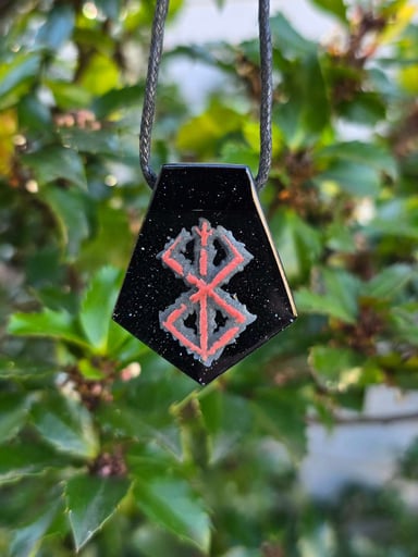 Preview pic of Berserk Brand of Sacrifice Layered Glow Pendant