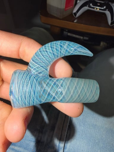 Preview pic of 18 MM RICKERT GLASS SLIDE FACETED RETTI