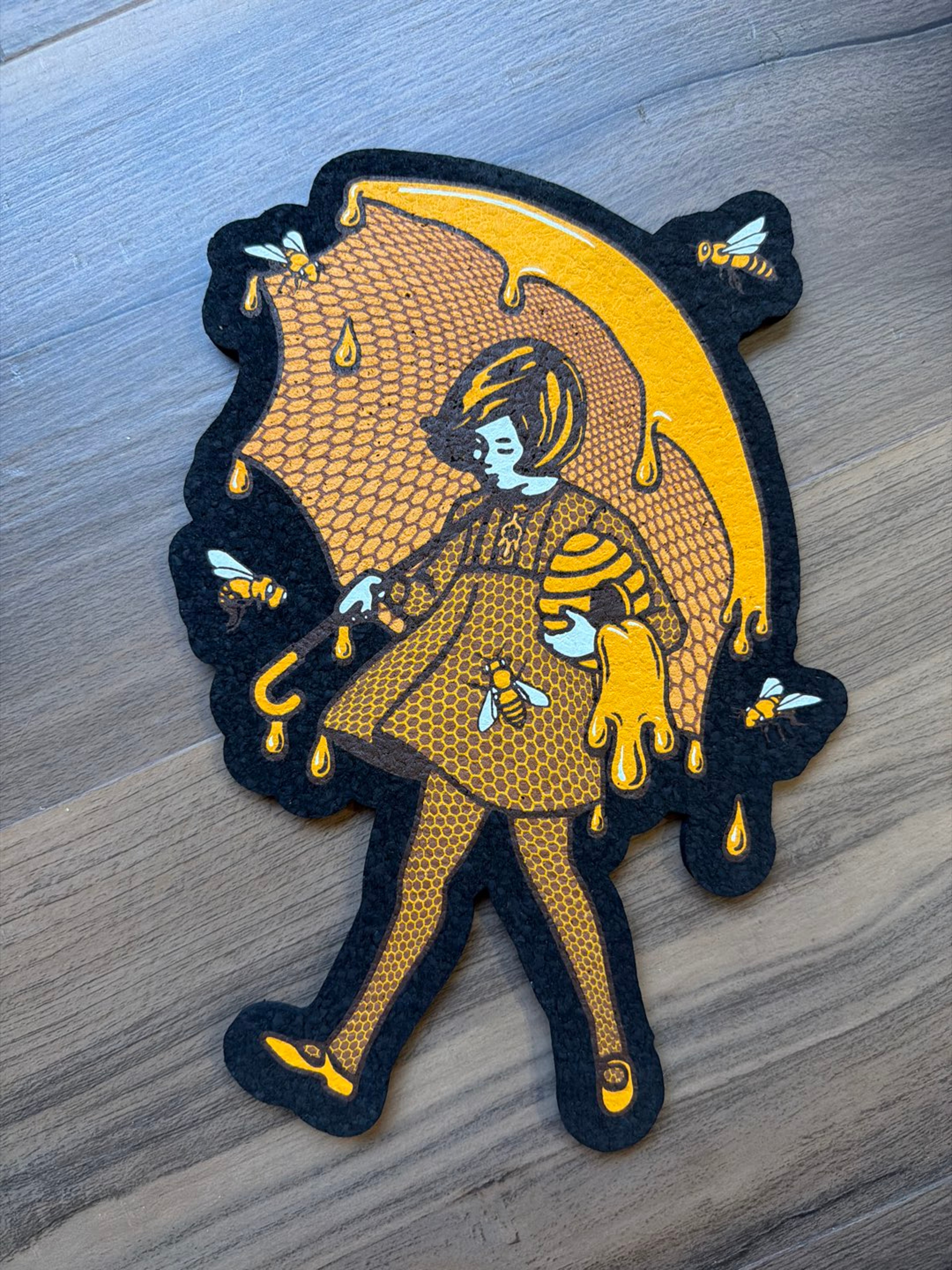 Preview pic of Honey girl mood mat Joe peters x Slinger apparel