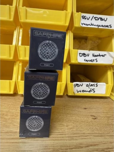 Preview pic of Dr. Dabber Switch 2 Sapphire Plus Insert 3-Pack (Brand New, Sealed)