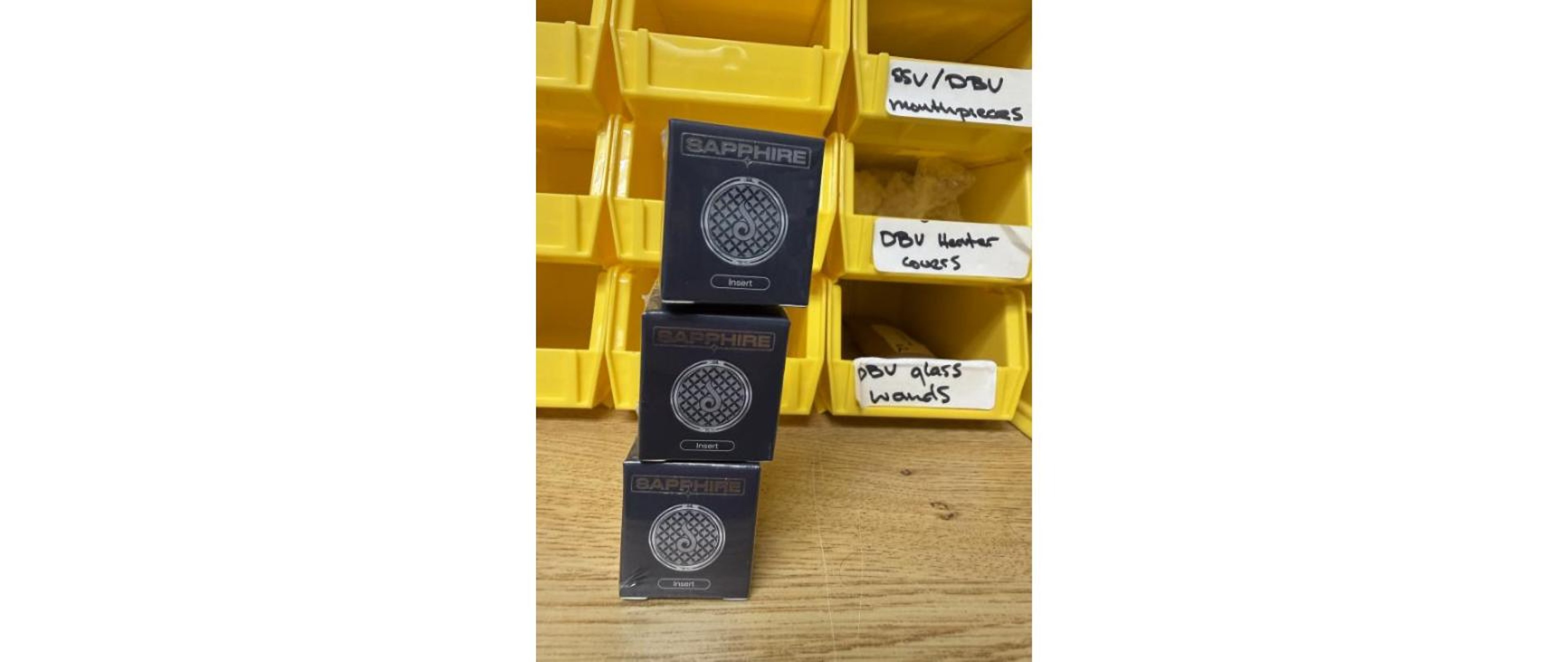Preview pic of Dr. Dabber Switch 2 Sapphire Plus Insert 3-Pack (Brand New, Sealed)