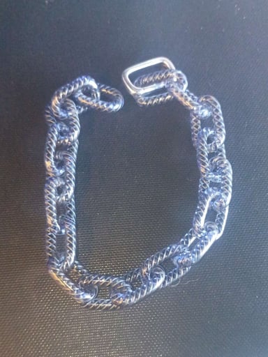 Preview pic of Cobalt / Electrum mini link bracelet
