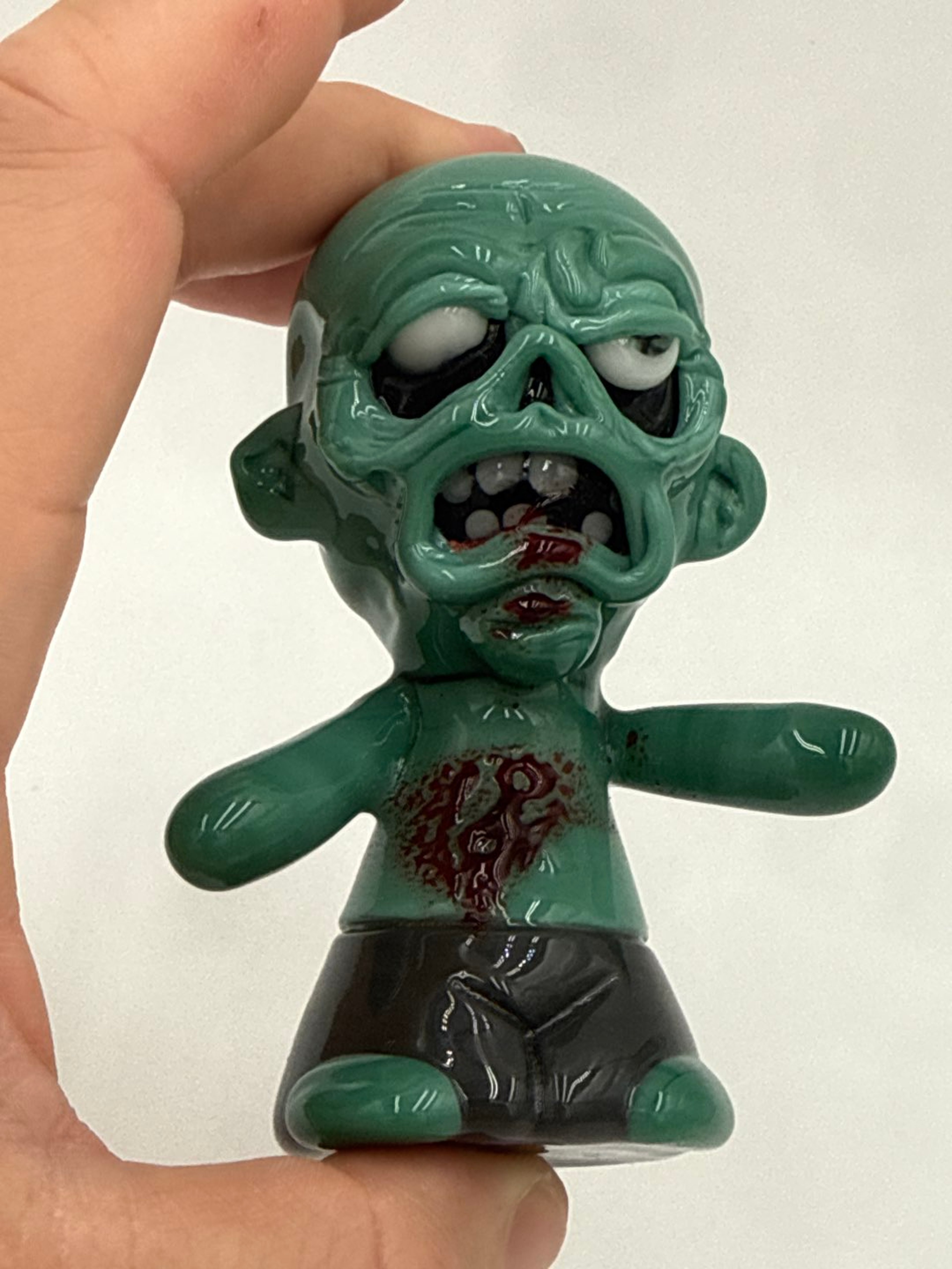 Preview pic of Ghost Glass Zombie Hand Pipe — Signed #6 of 10