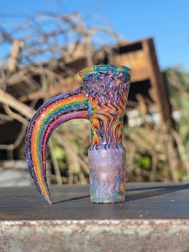 Preview pic of Fully worked rainbow and dichro martini slide