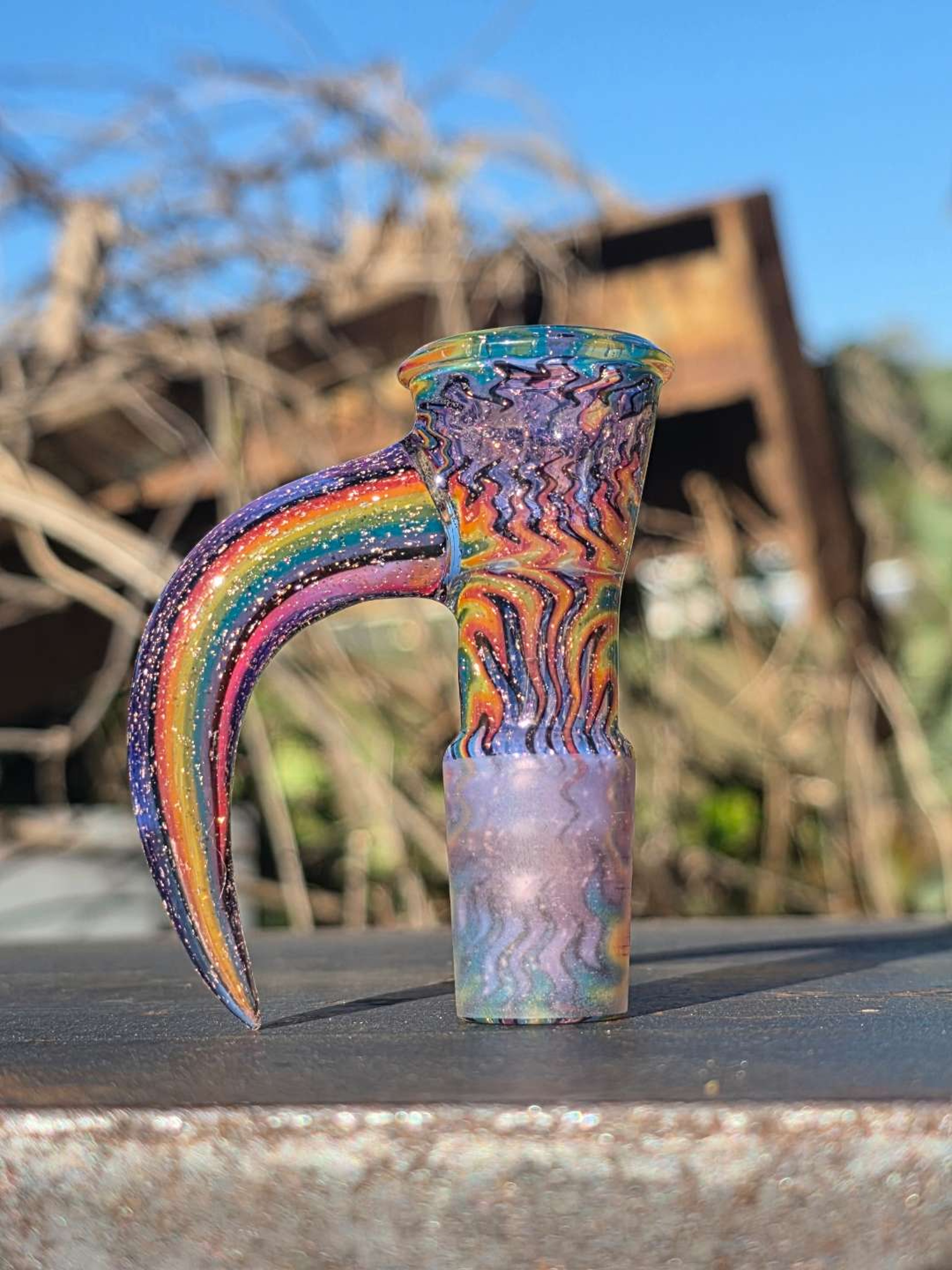 Fully worked rainbow and dichro martini slide image 0