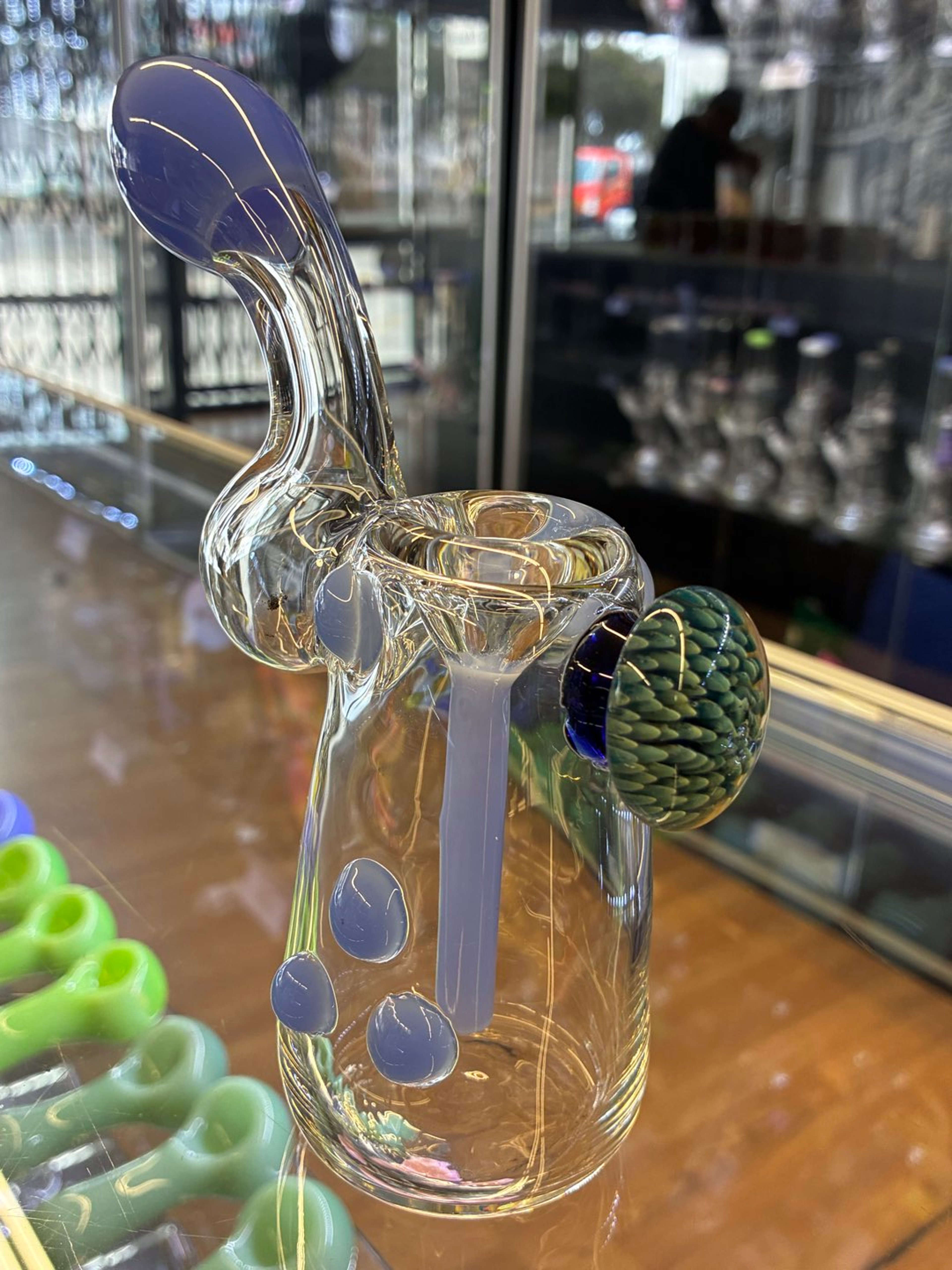 6” bubbler with marble image 0