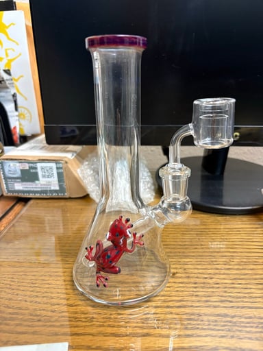 Preview pic of mini tube with frog - thermal quartz