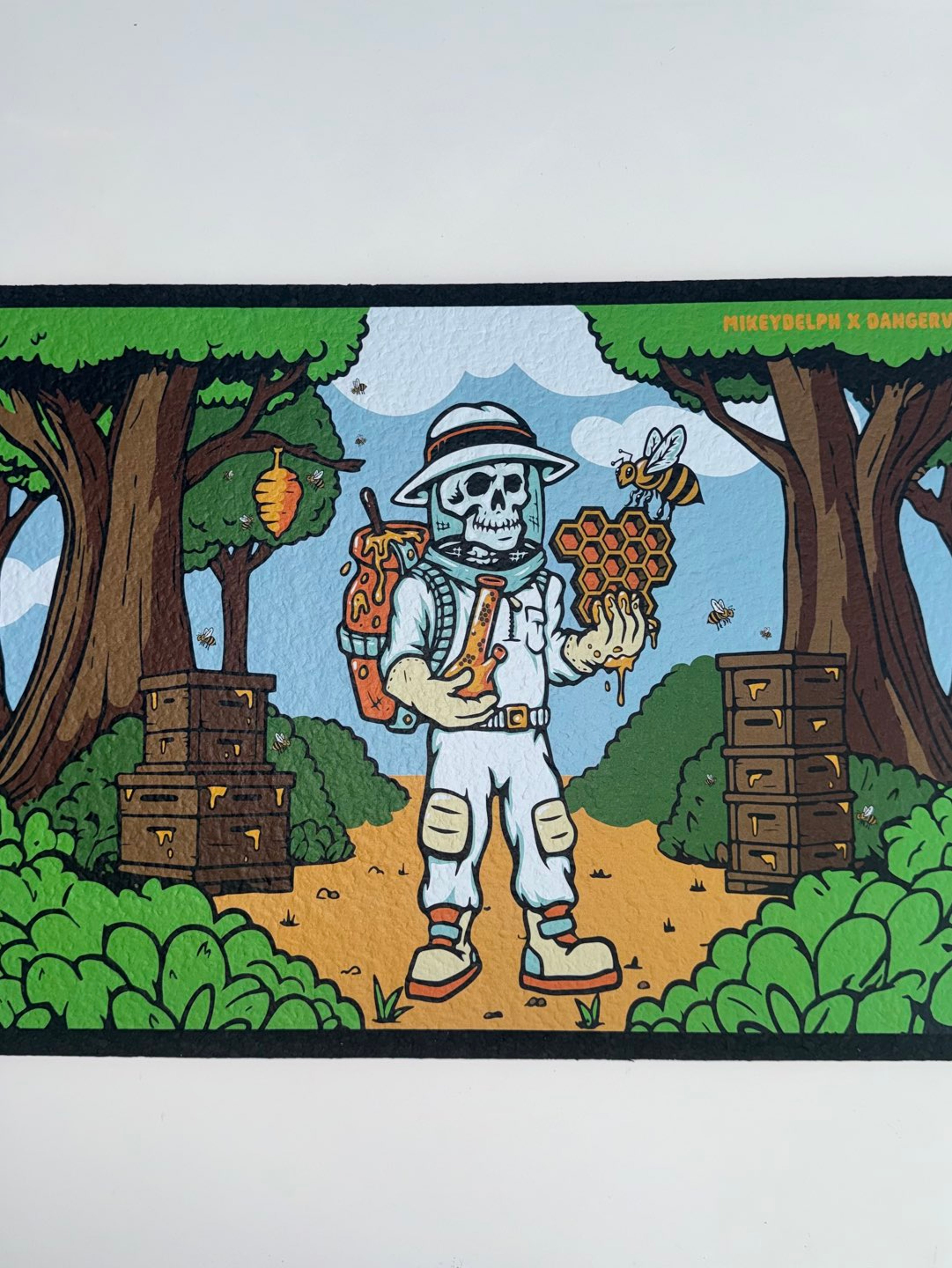 Mikeydelph "Bee's in the Trap" Sesh mat image 0