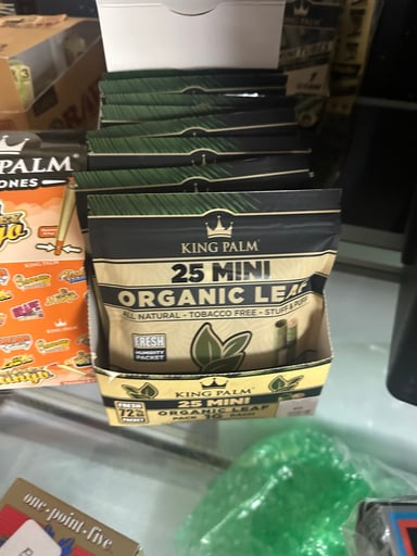 Preview pic of King palm organic leaf minis - full box
