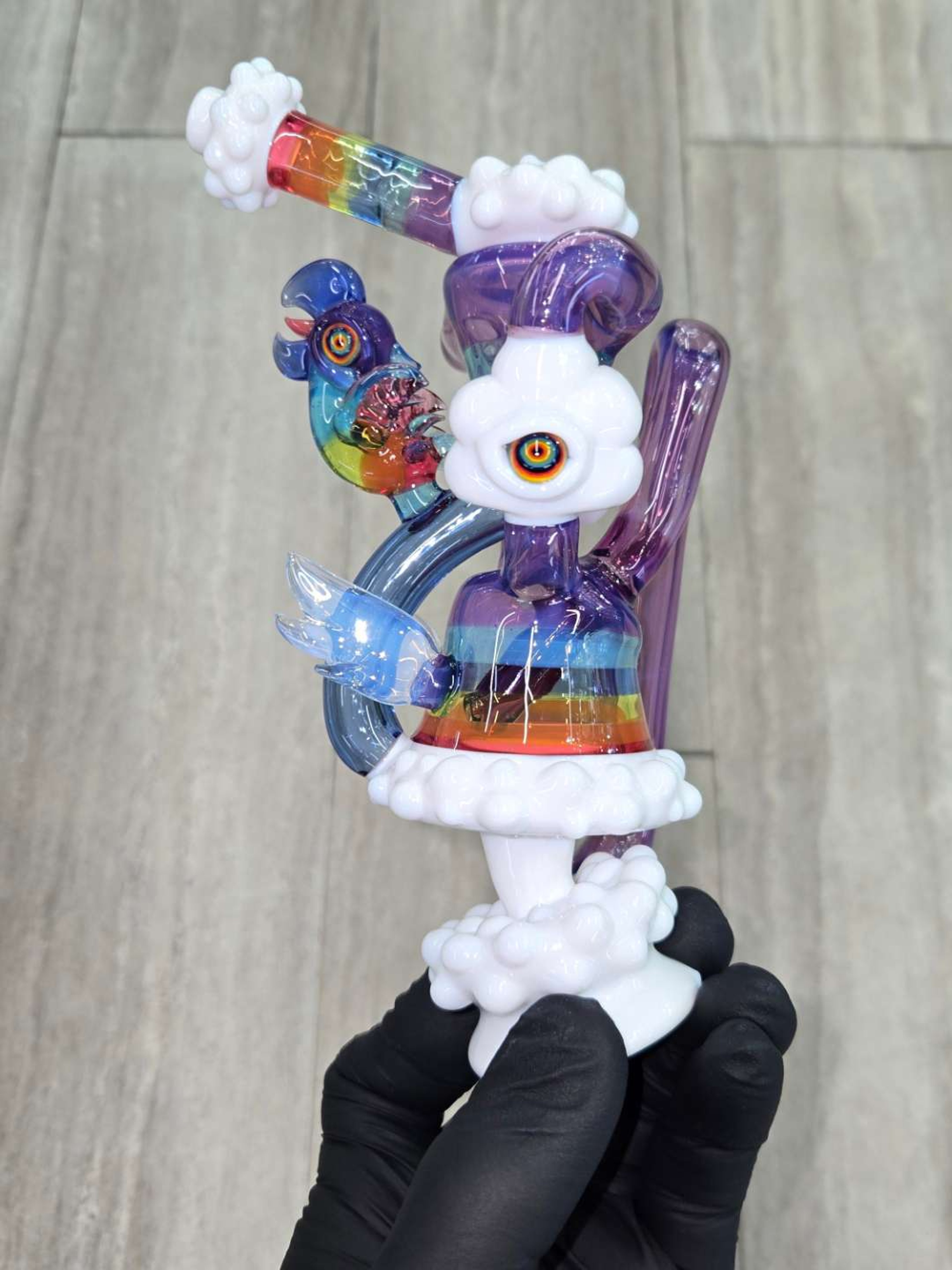 Preview pic of Rj Glass - Toucan Set Wet Puffco Peak/Pro Attachment