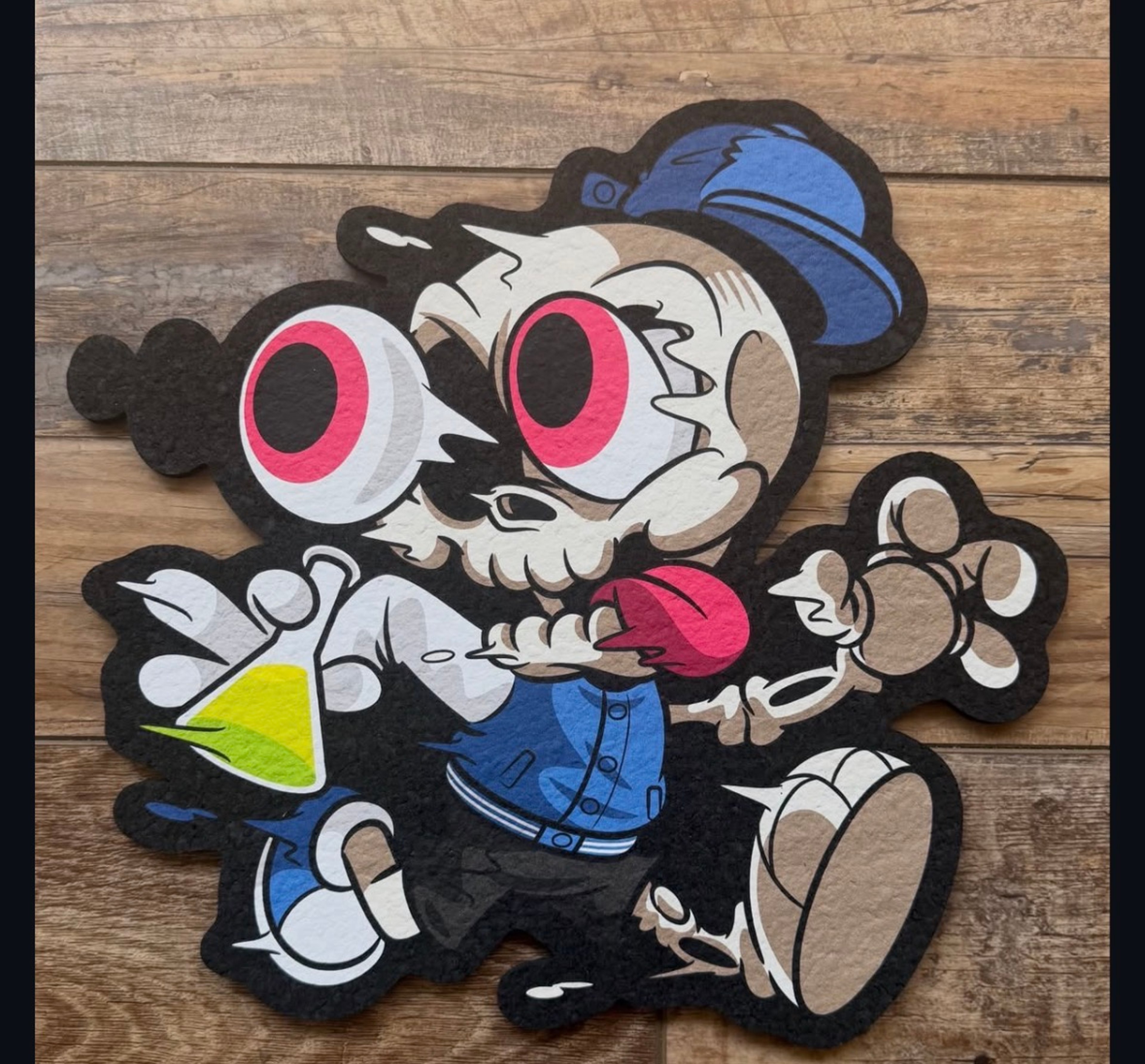 Preview pic of Mikey vs the Martians 6th moodmat drop cutout