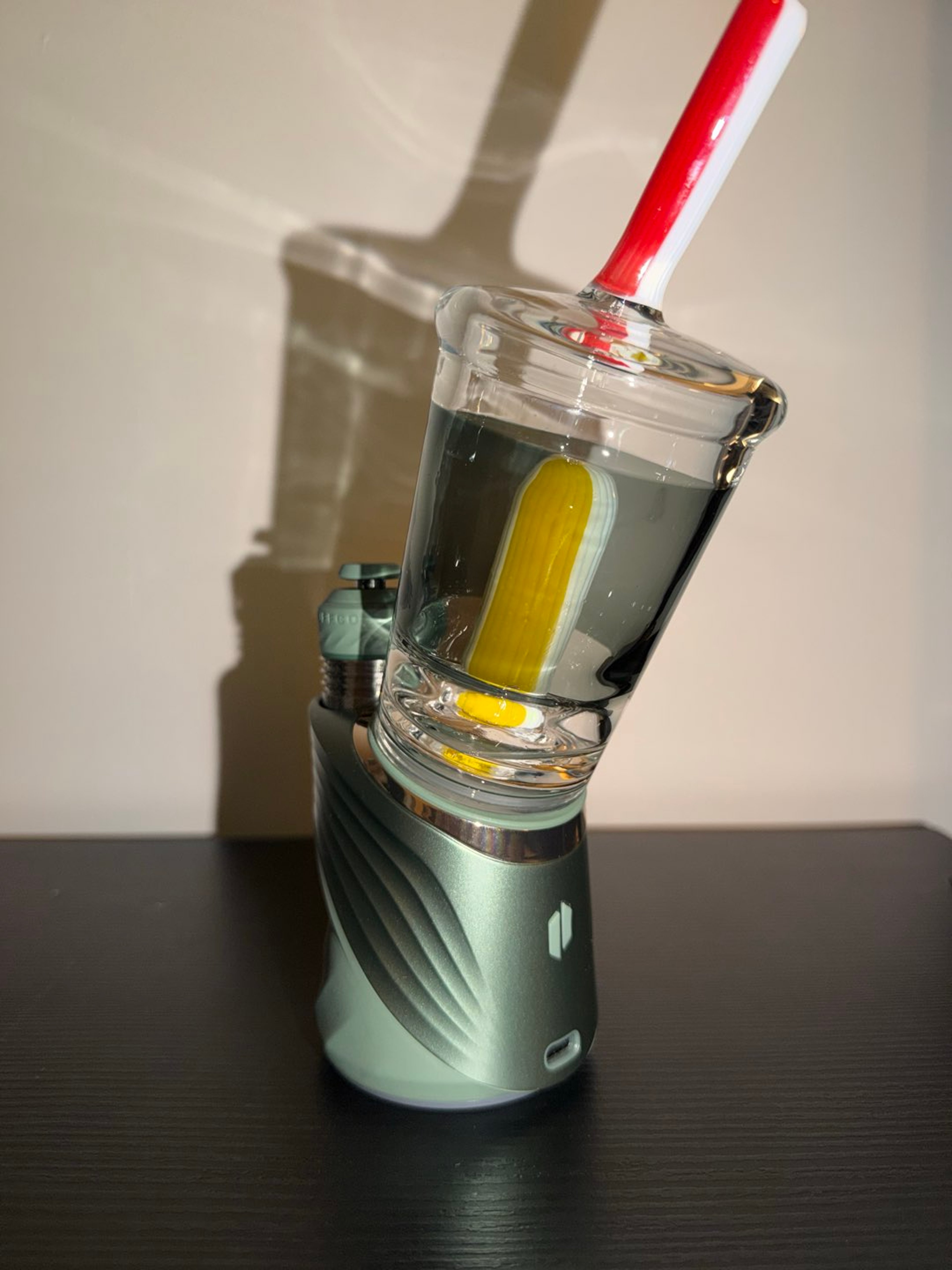 Preview pic of Puffco Peak Pro Cup 🥤Glass Attachment - Greek Glass