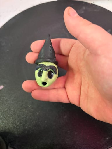 Preview pic of Halloween Witch Ceramic Pipe