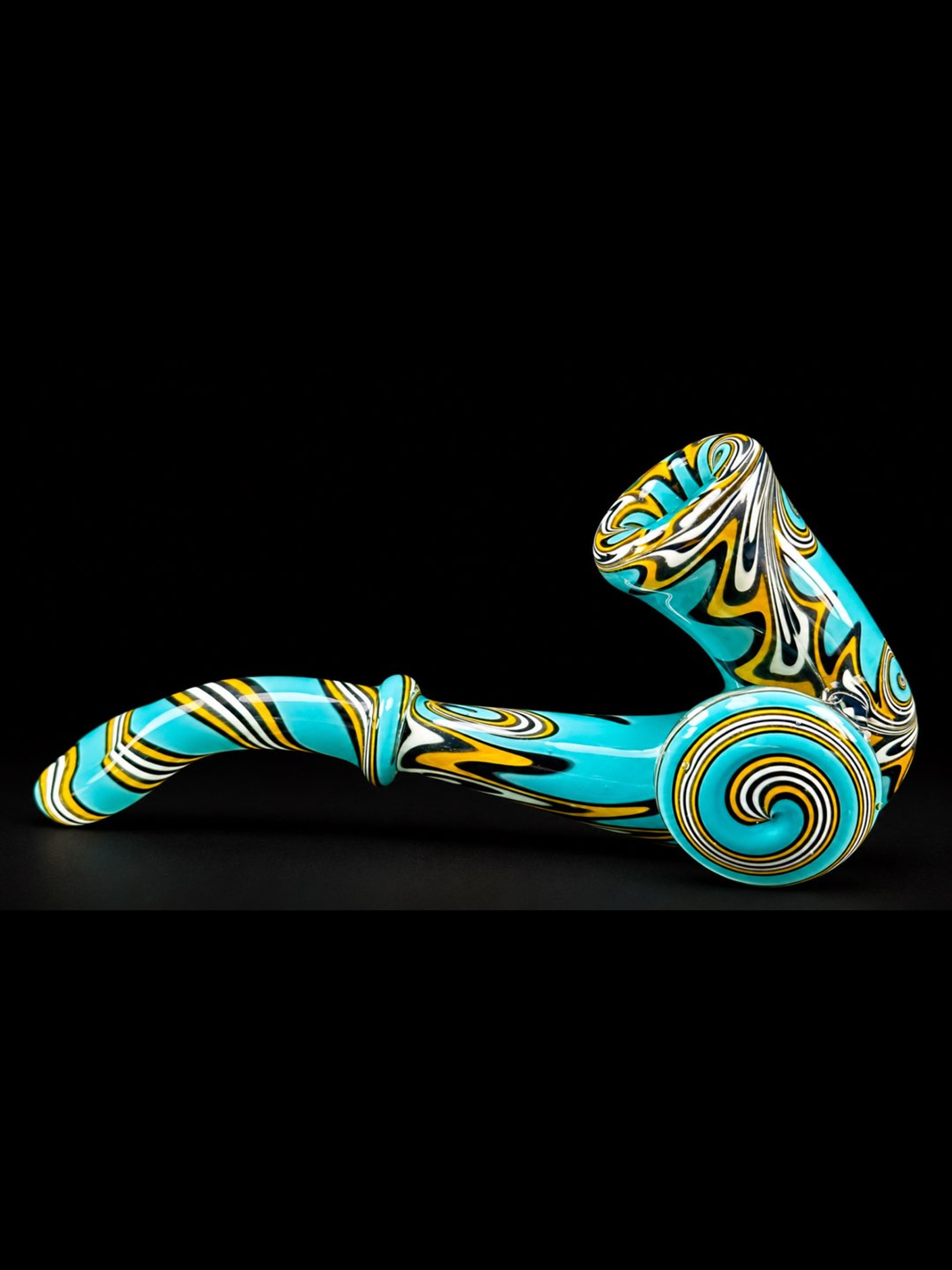 Jeff Green Turquoise Disc Wig Wag Sherlock image 0