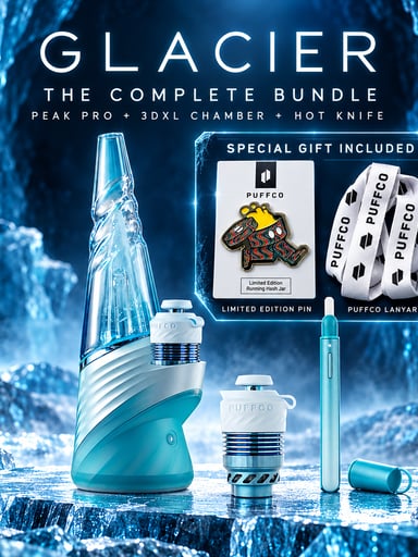 Preview pic of 🆕 Puffco Peak Pro Glacier Bundle — 3DXL Kit + Spare Chamber + Hot Knife + FREE Gift (Only 1 Available!)