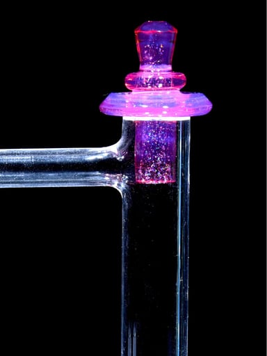 Preview pic of Capt’n Cronic - Faceted Crushed Opal Full-color Control Tower Cap - Karmaline