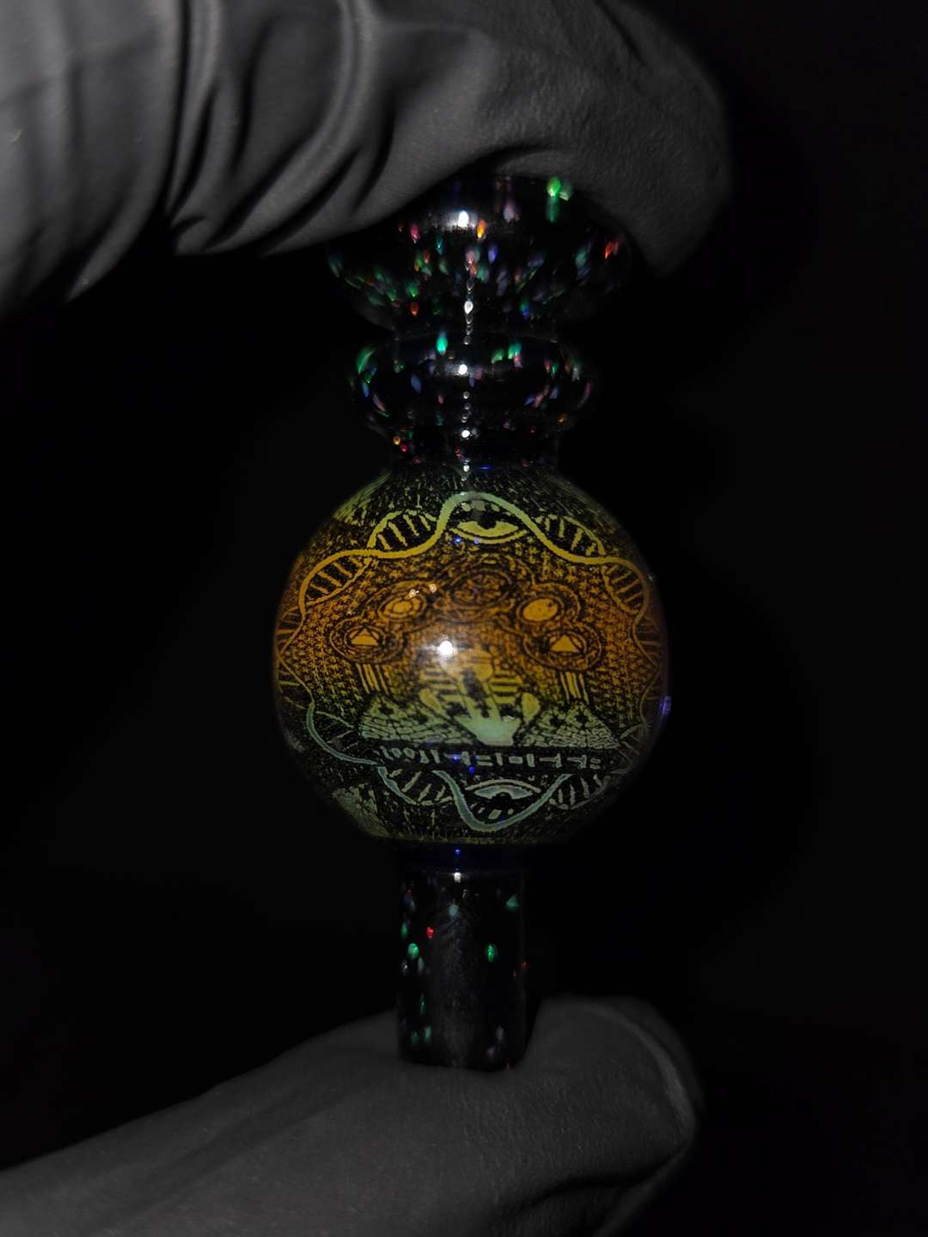 Taco Jesus Lazer Etched Bubble Cap image 0