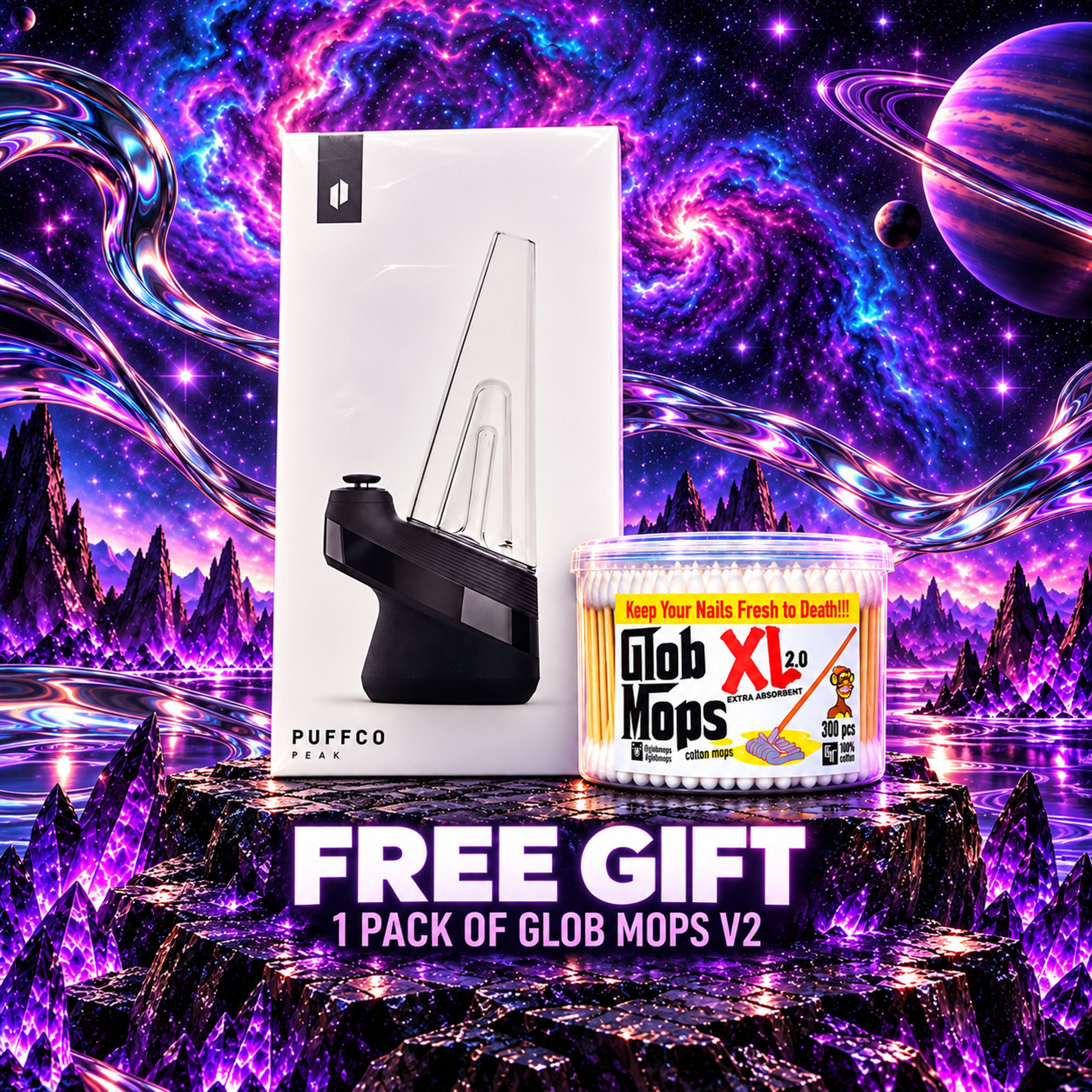 🆕 Puffco Peak – Onyx | Brand New + Receipt + FREE Glob Mops image 0