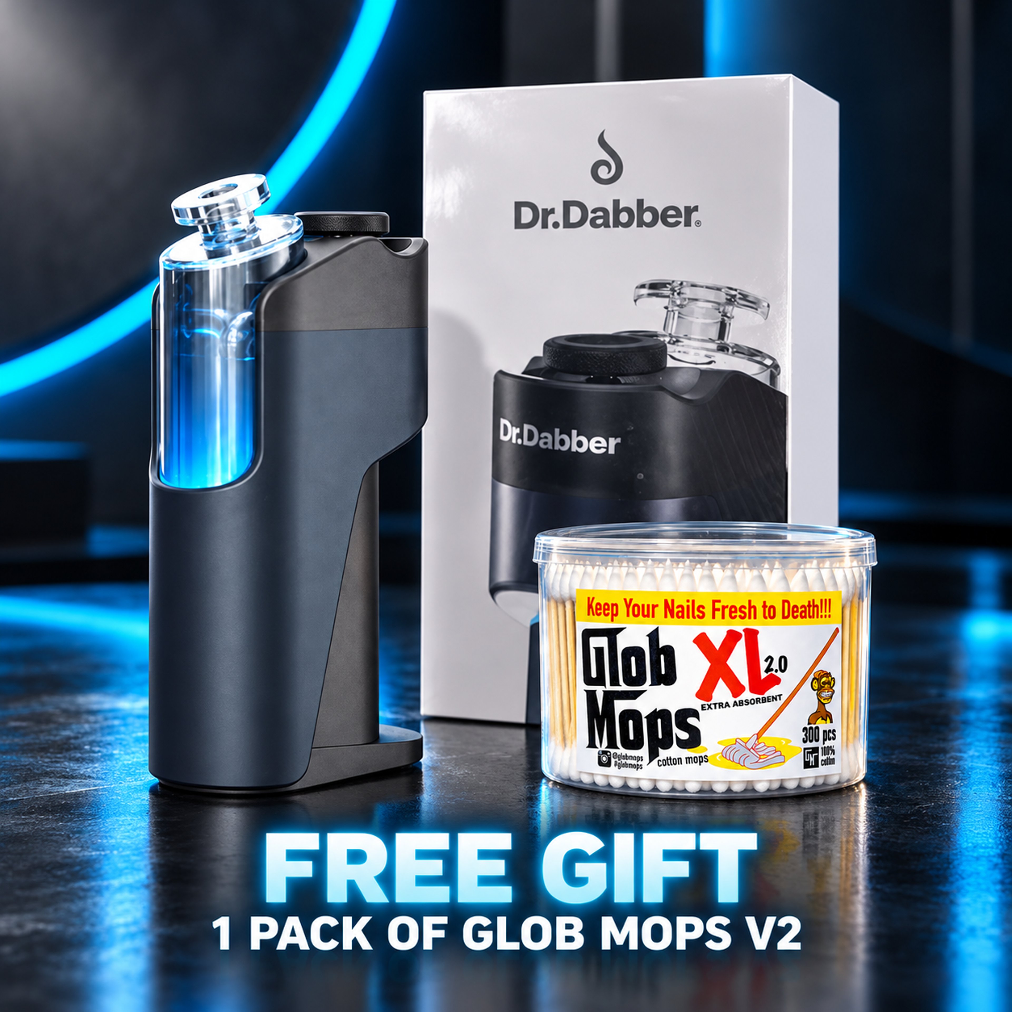 Preview pic of 🆕 Dr. Dabber Switch GO Portable E-Rig | Brand New + FREE Glob Mops