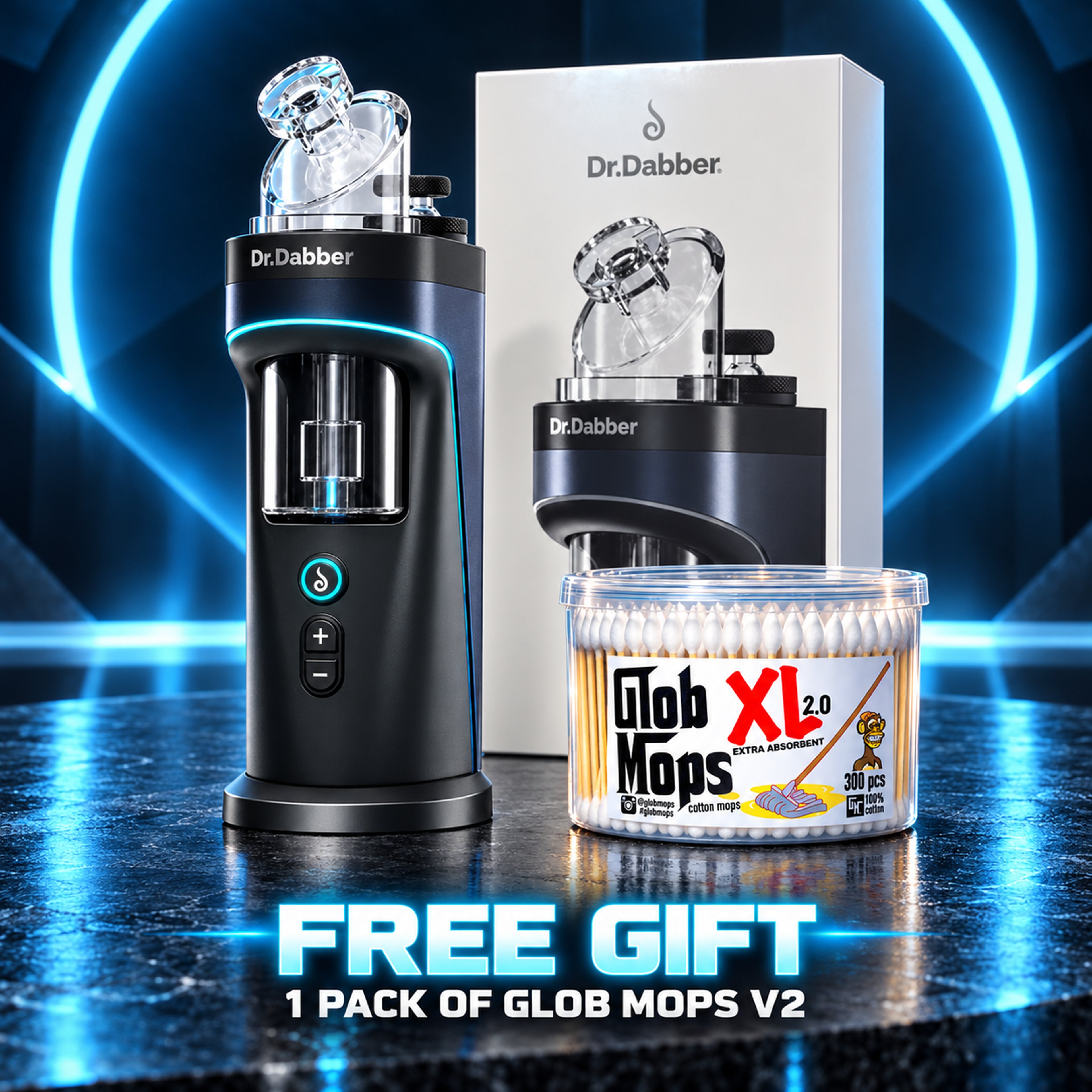 Preview pic of 🆕 Dr. Dabber Switch 2 Induction E-Rig | Brand New + FREE Glob Mops