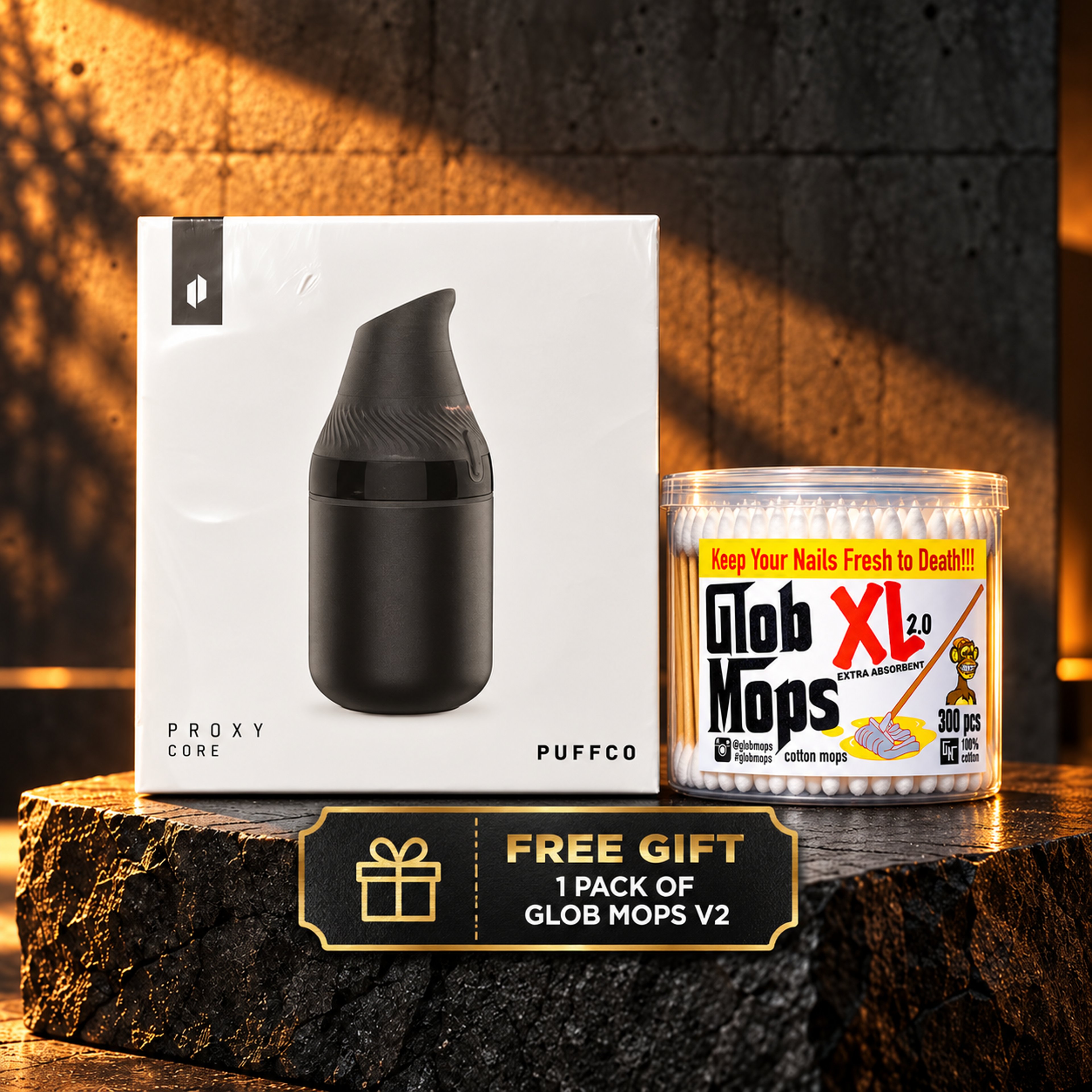 🆕 Puffco Proxy Core Kit – Onyx | Brand New + FREE Glob Mops image 0