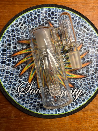 Preview pic of Seed Of Life SoL Lace Ash catcher 90 degree 18mm Free Shipping