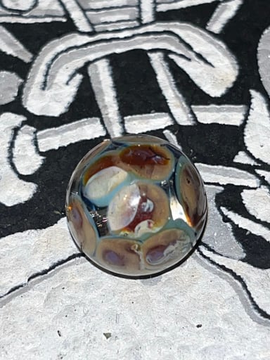 Preview pic of Bubble Trap Dot Stacked Galaxy Marble