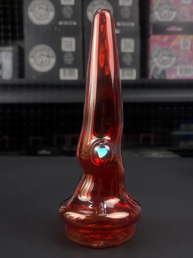 Preview pic of Magizle - Phoenix Red Crazy Dry Straw Puffco Peak Attachment