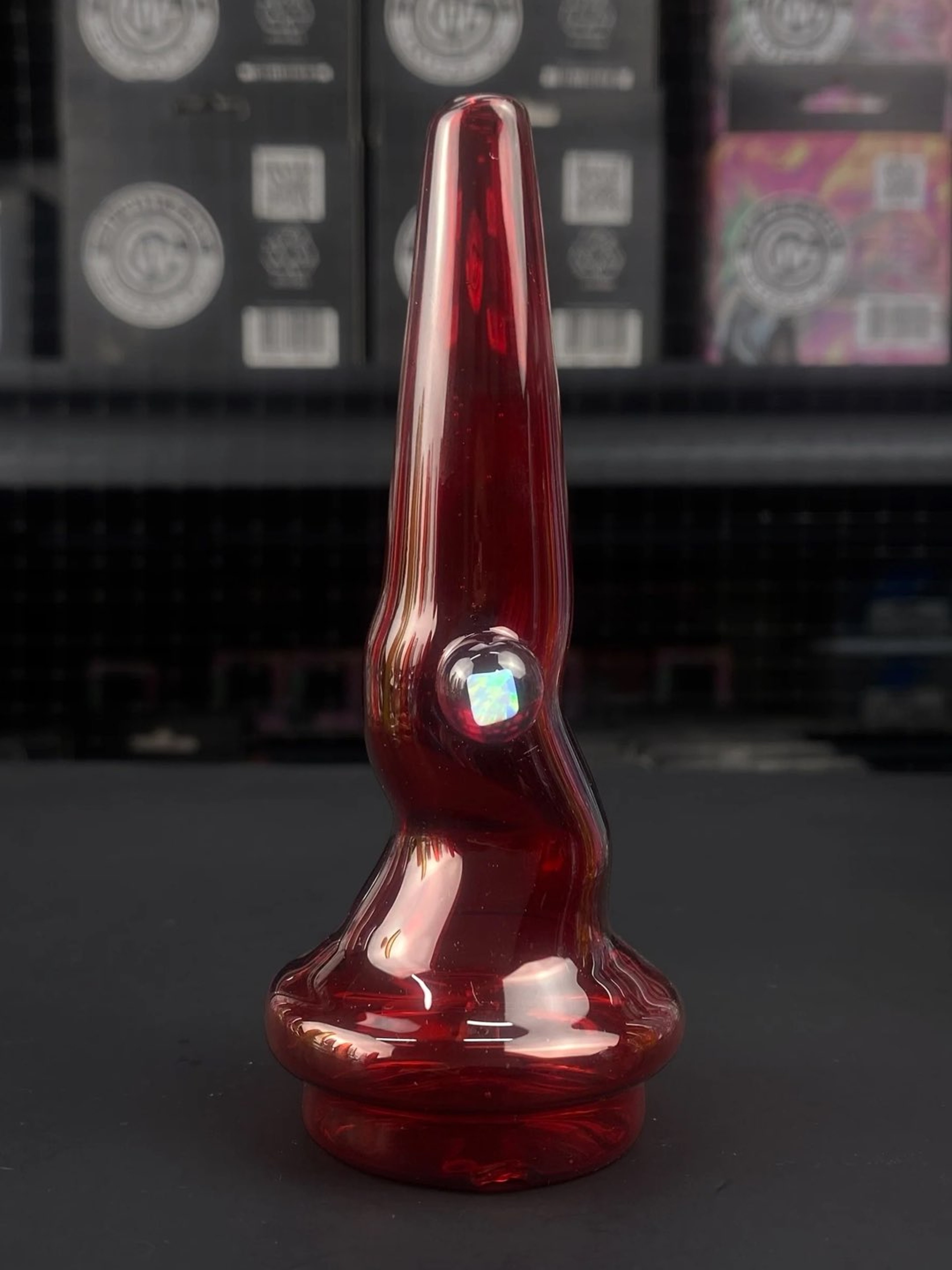 Preview pic of Magizle - Pomegranate Crazy Dry Straw Puffco Peak Attachment