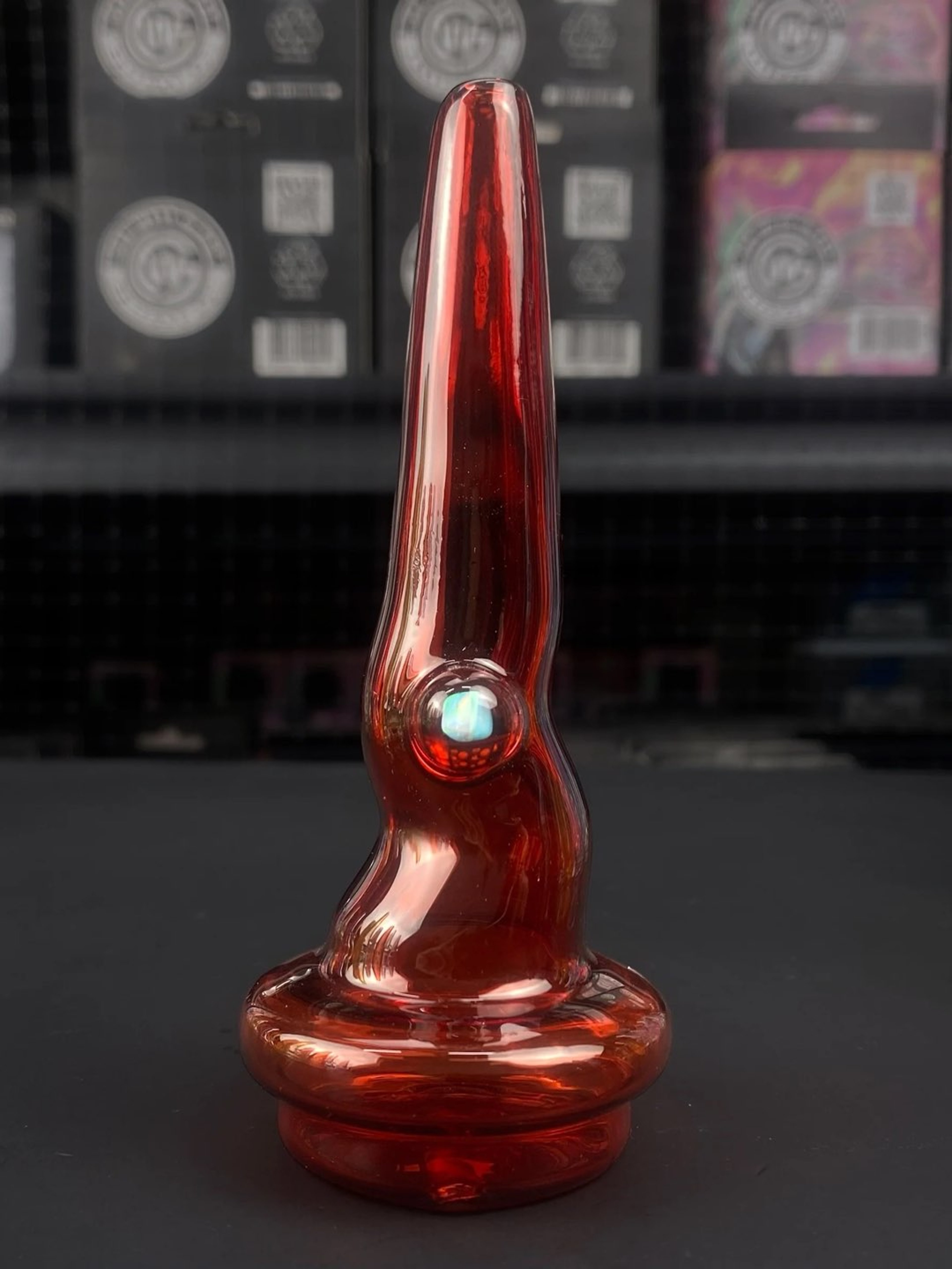 Preview pic of Magizle - Pomegranate Crazy Dry Straw Puffco Peak Attachment