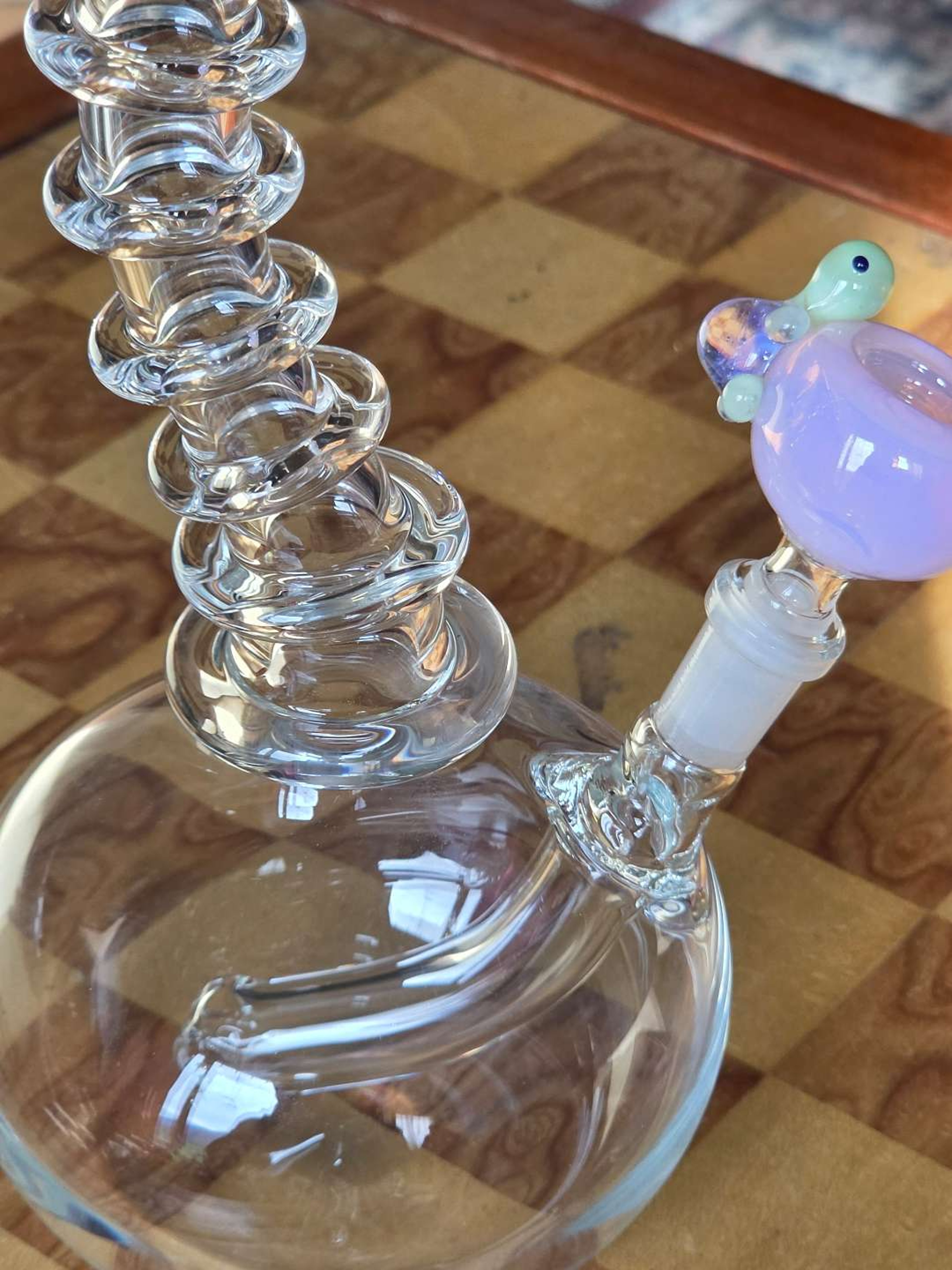 10mm Mini Bong with... | Shop Percolated Bongs on GlassPass