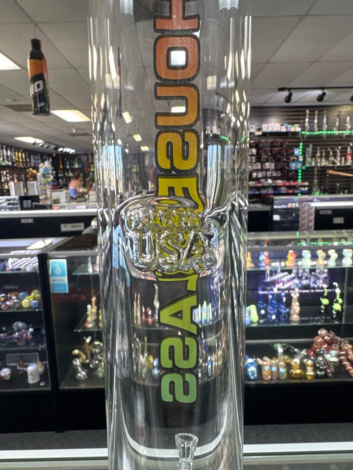 House Glass 18” Rasta Beaker | Shop Beakers on GlassPass