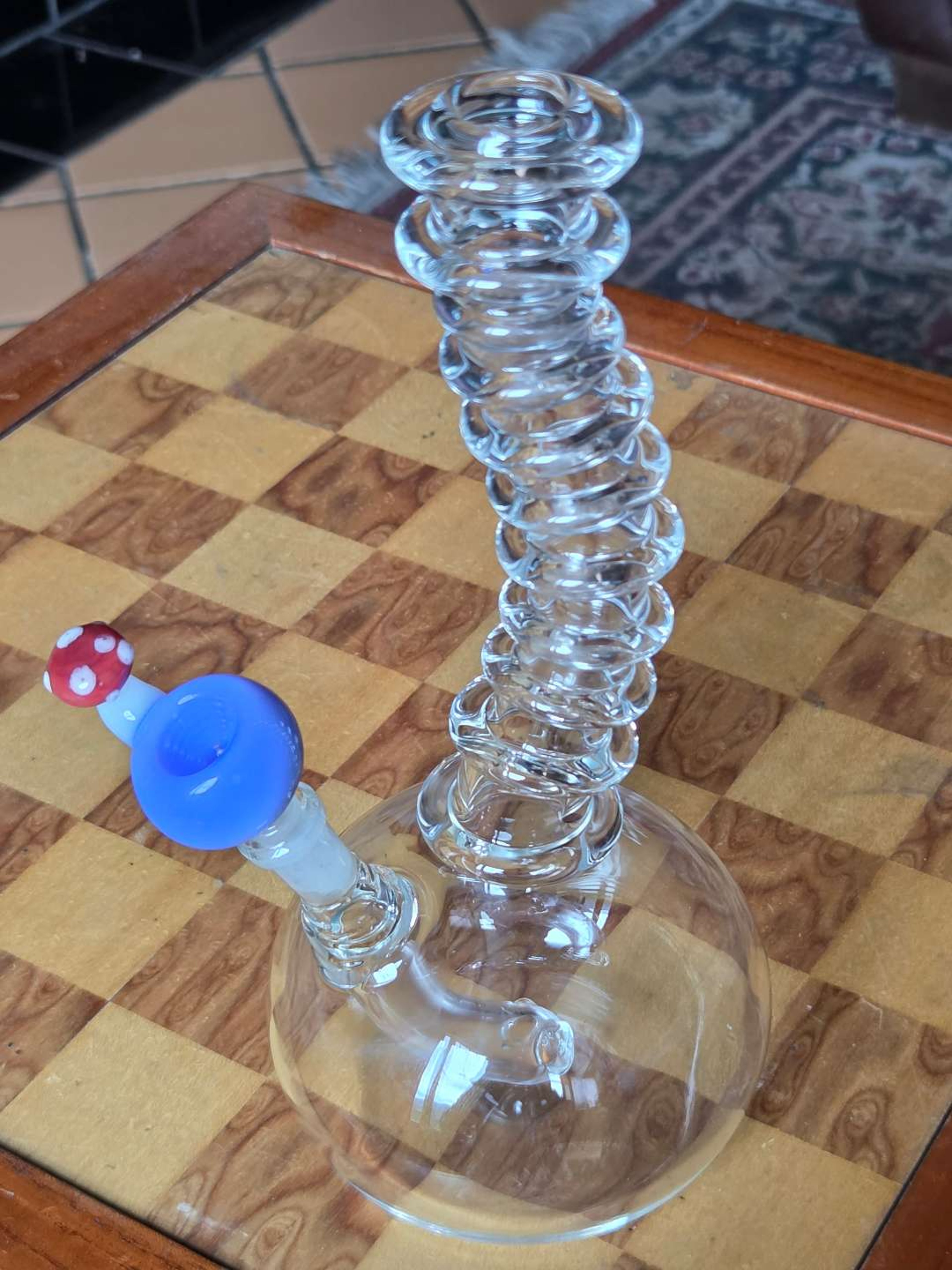 10mm Mini Bong with... | Shop Percolated Bongs on GlassPass