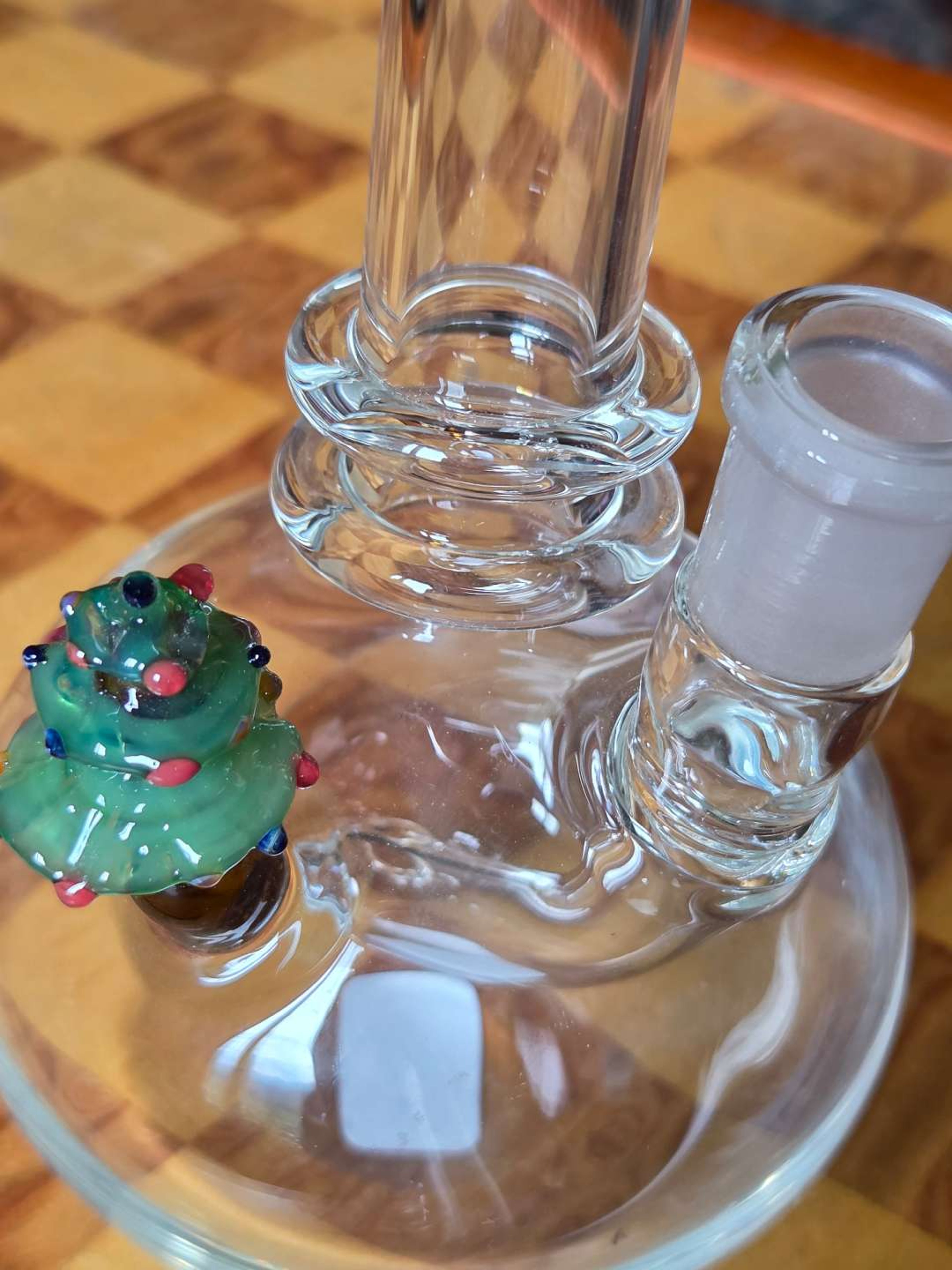 Preview pic of 14mm Mini Rig/Bong with Xmas Tree