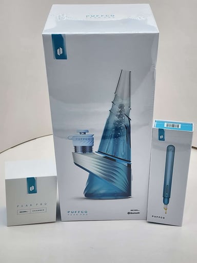Preview pic of NEW Puffco Peak Pro 3DXL + Hot Knife + Spare 3DXL Chamber - Limited Edition Glacier Bundle