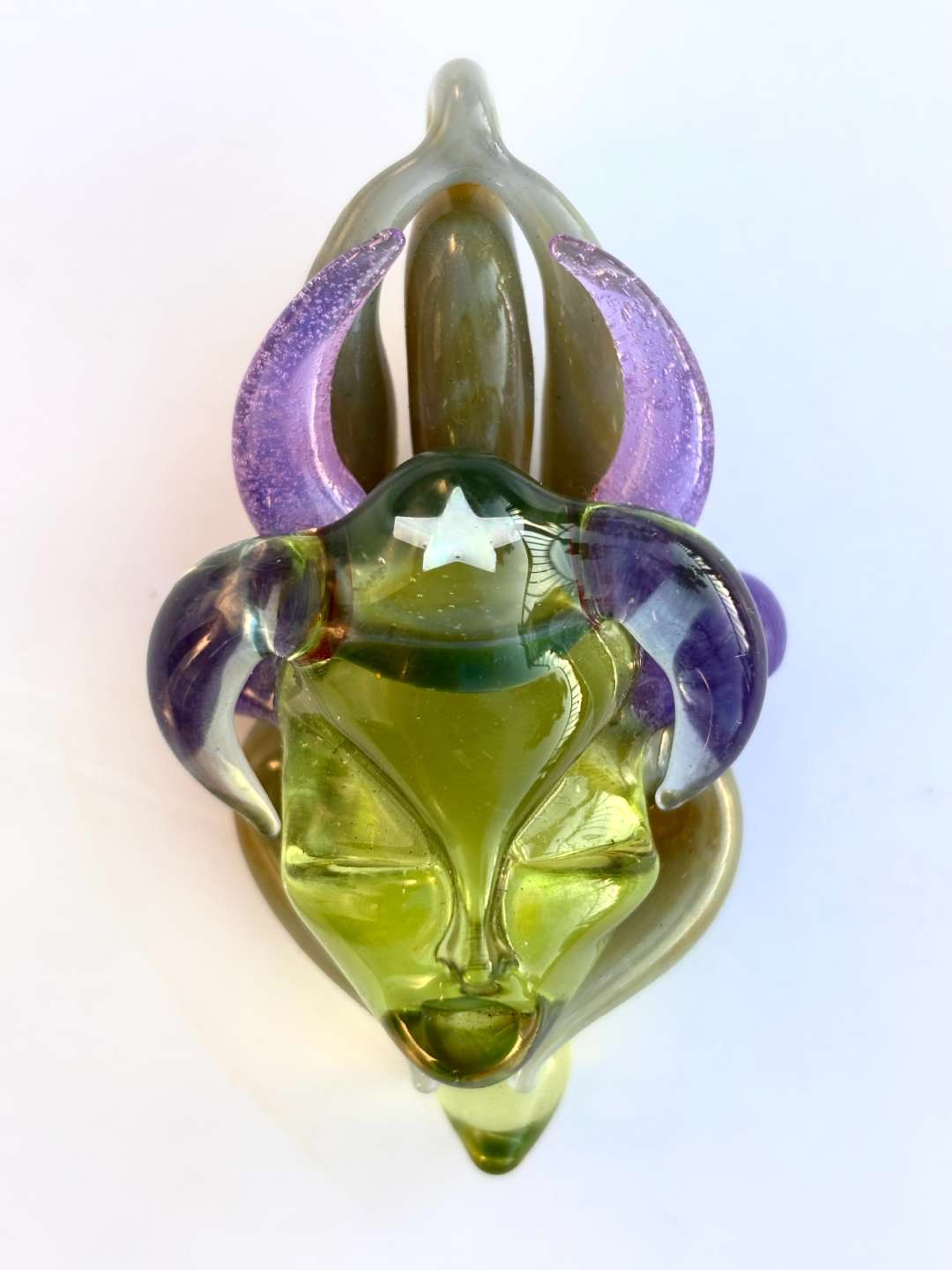 Preview pic of LaceFace Goddess Pendant with Opal