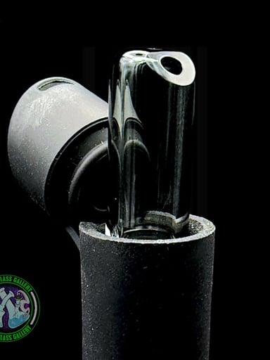 Preview pic of Kovacs Glass - Puffco Pivot Attachment #4 - Transparent Black