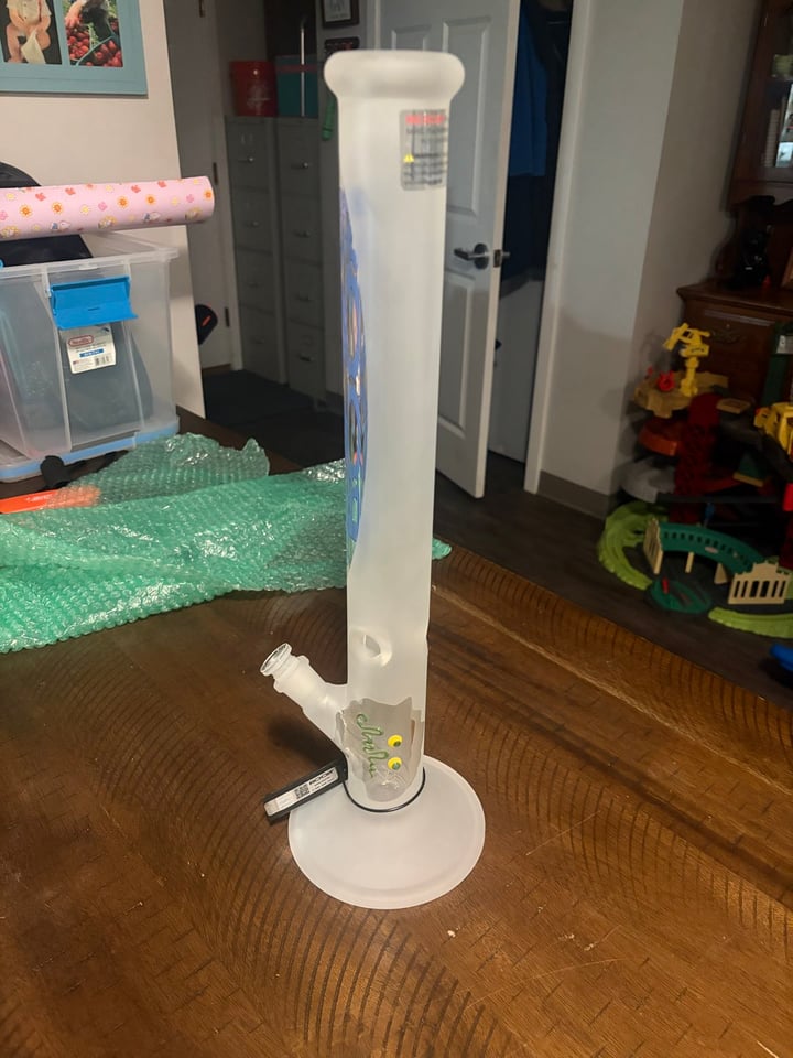 ROOR Frosted Straight Tube glass... | Shop RooR on GlassPass