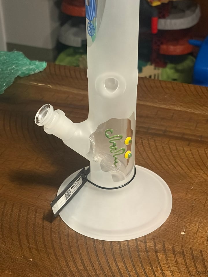 ROOR Frosted Straight Tube glass... | Shop RooR on GlassPass