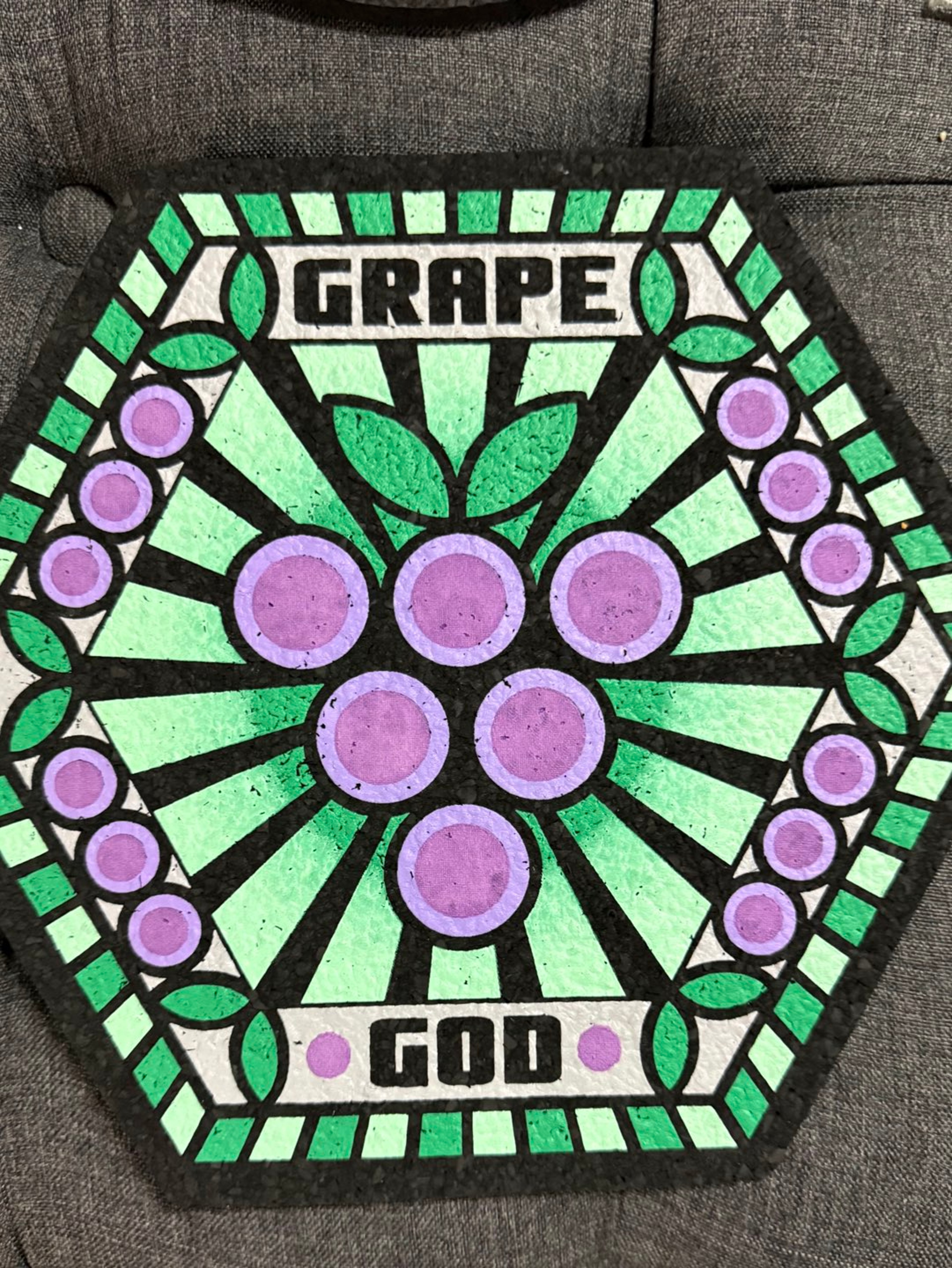 Grape God Mood Mat image 0
