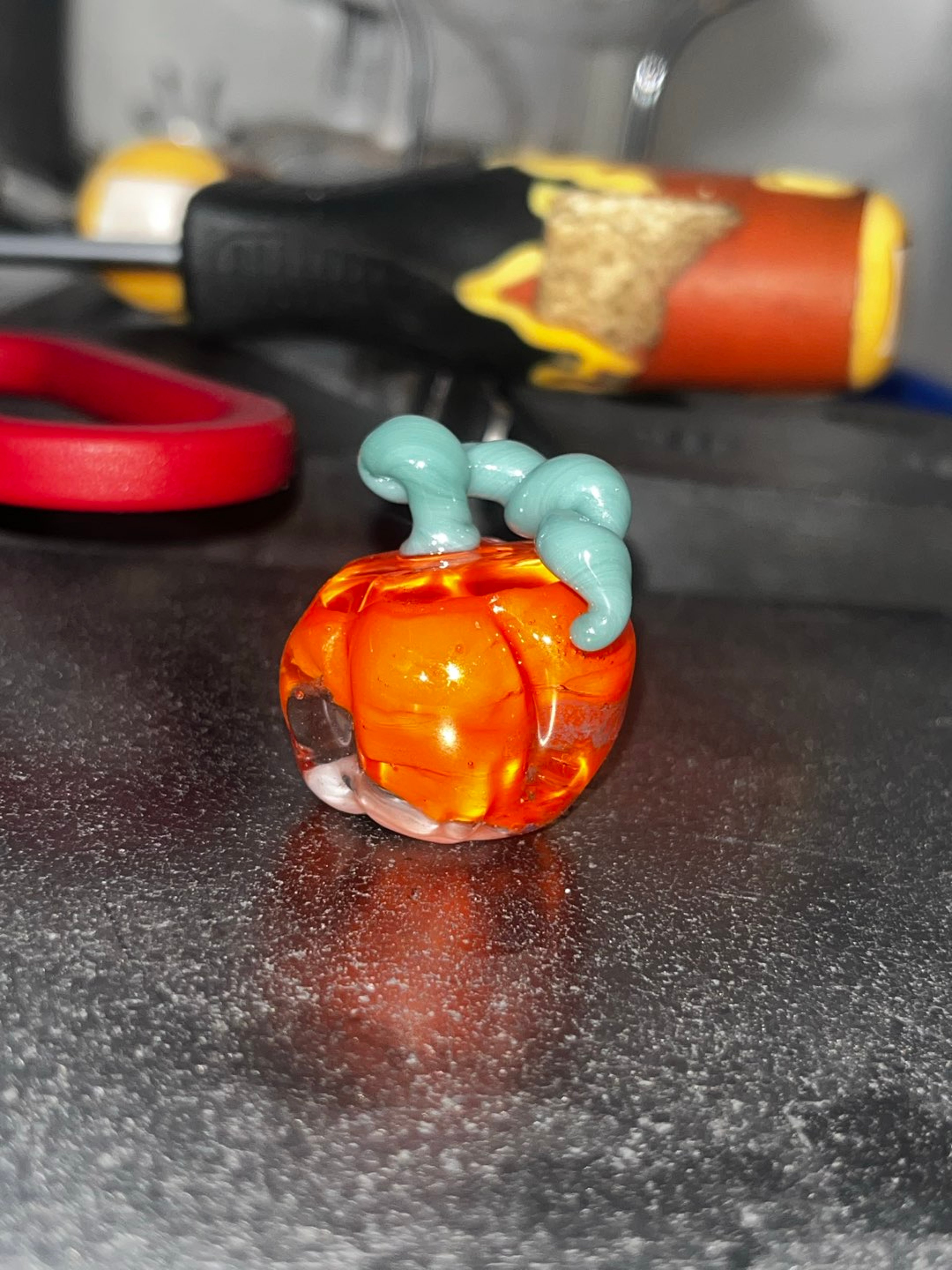 Dot Stacked Pumpkin Desk Topper (Paper Weight) image 0
