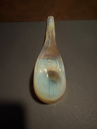 Preview pic of One Trick Pony OTP Puffco Proxy Sherlock Glass Attachment Amber Blue