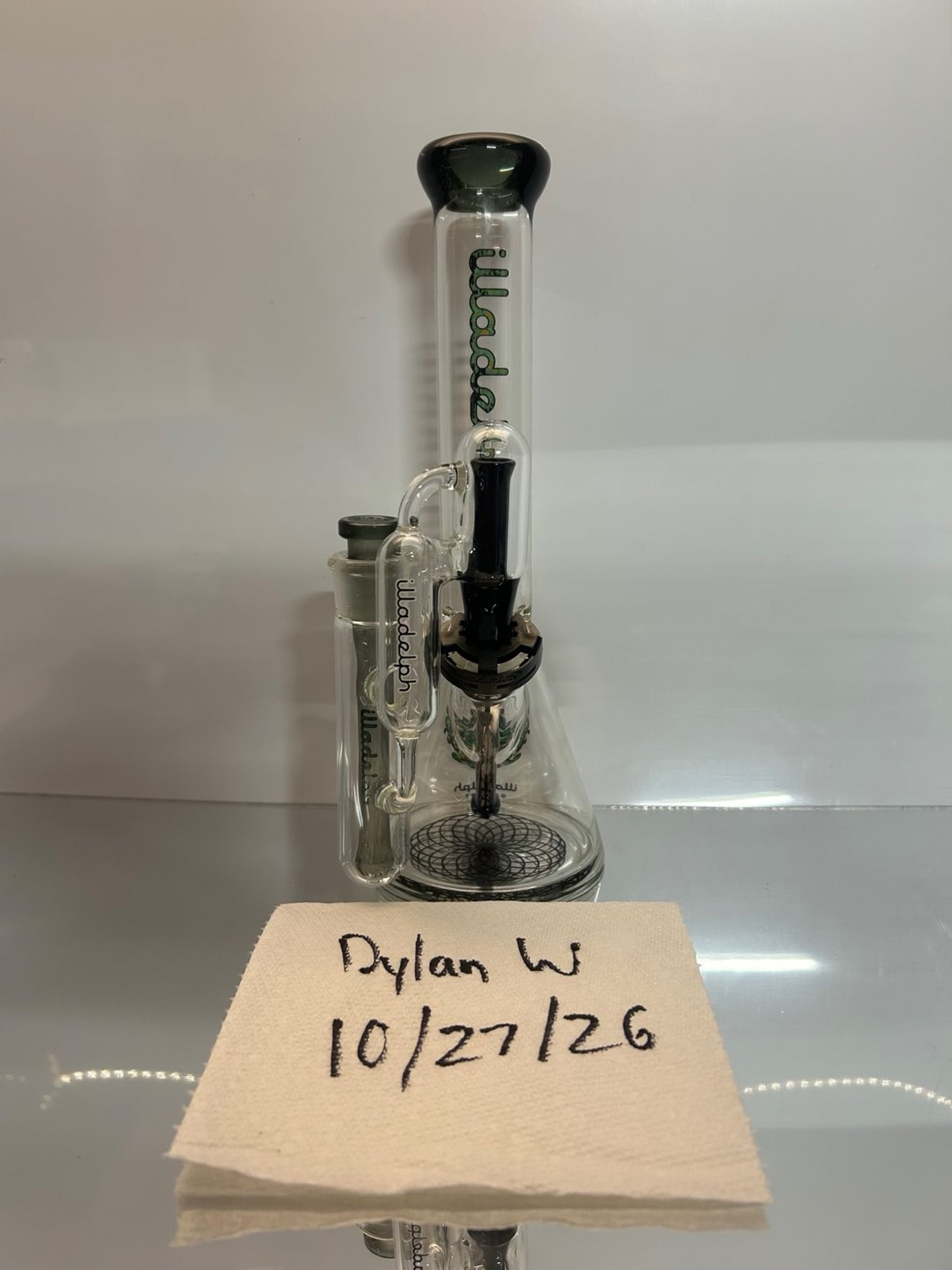 Preview pic of Illadelph Camo Micro Beaker + Illadelph Black Micro Ash catcher