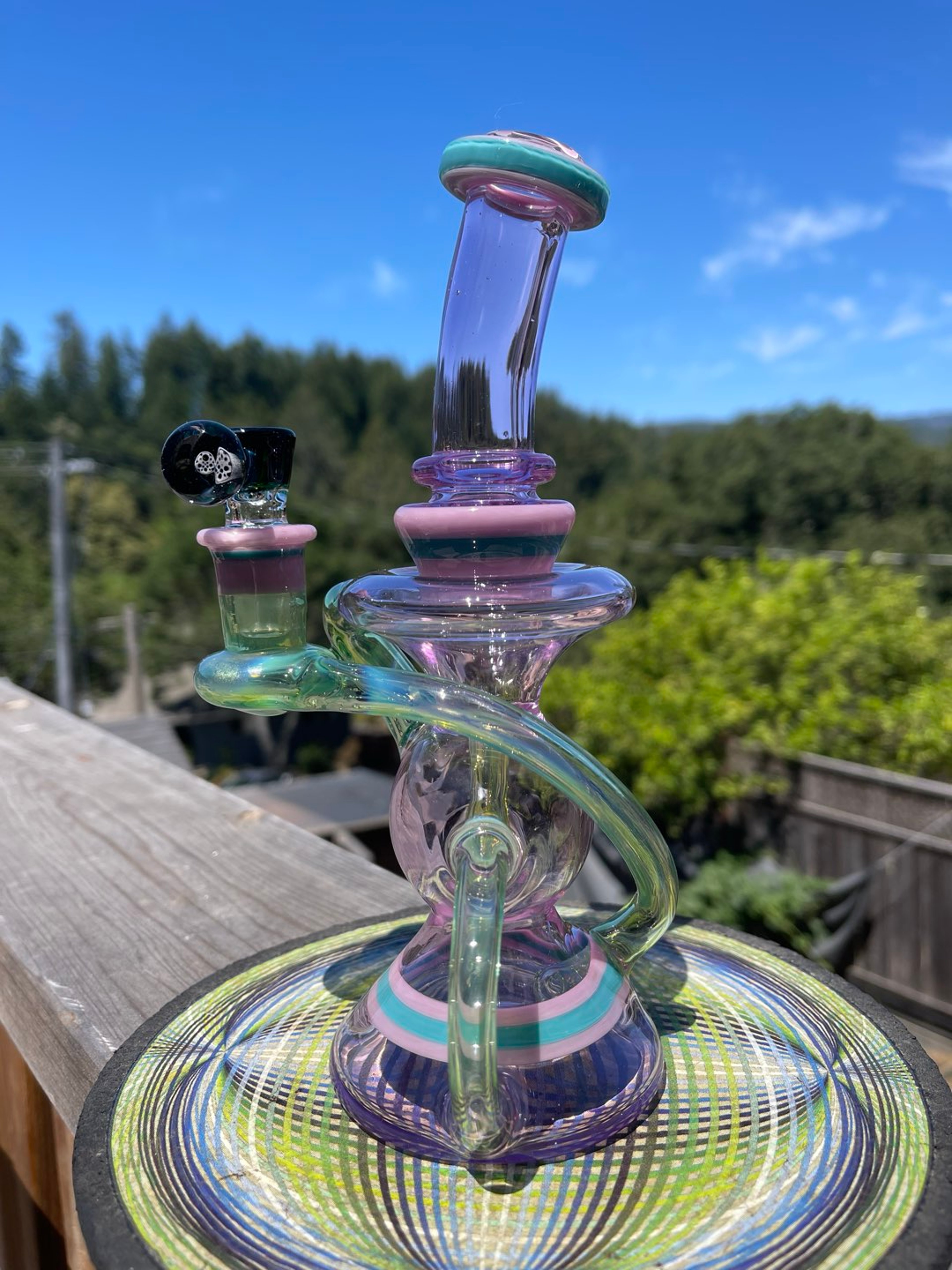 Santa Cruz glass full color klein recycler 14mm image 0
