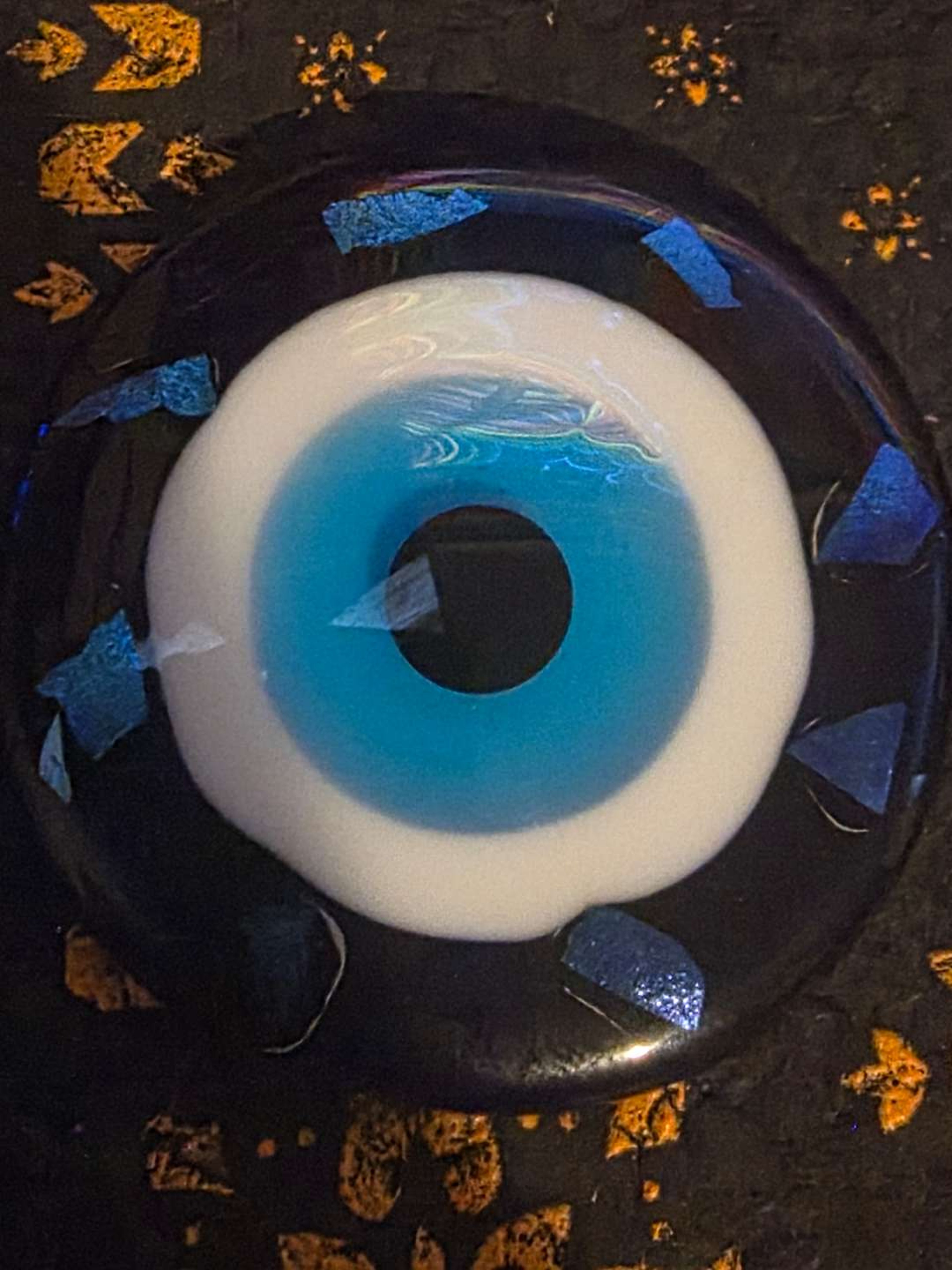 Turkish evil eye paperweight image 0