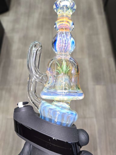 Preview pic of Hondo Glass - Fumed Pineapple Perc Puffco Peak/Pro Wet Attachment