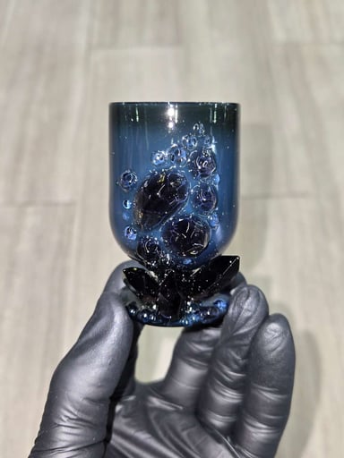 Preview pic of Northern Waters Glass - Crystal Cluster Tulip Cup Puffco Proxy Core Attachment
